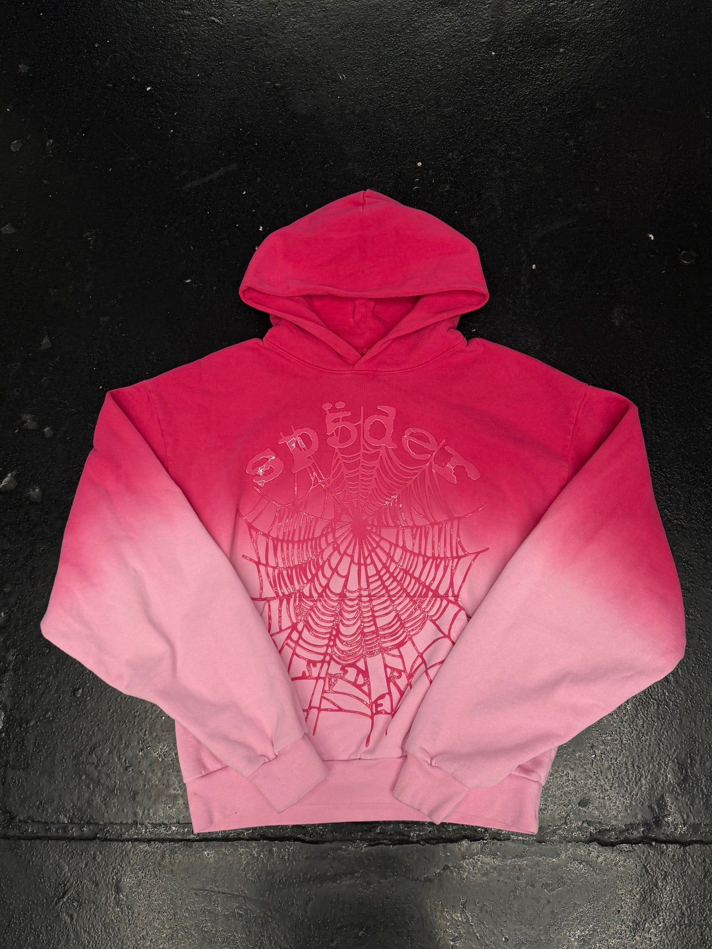 SP5DER OG WEB OMBRÉ HOODIE (PRE-OWNED)