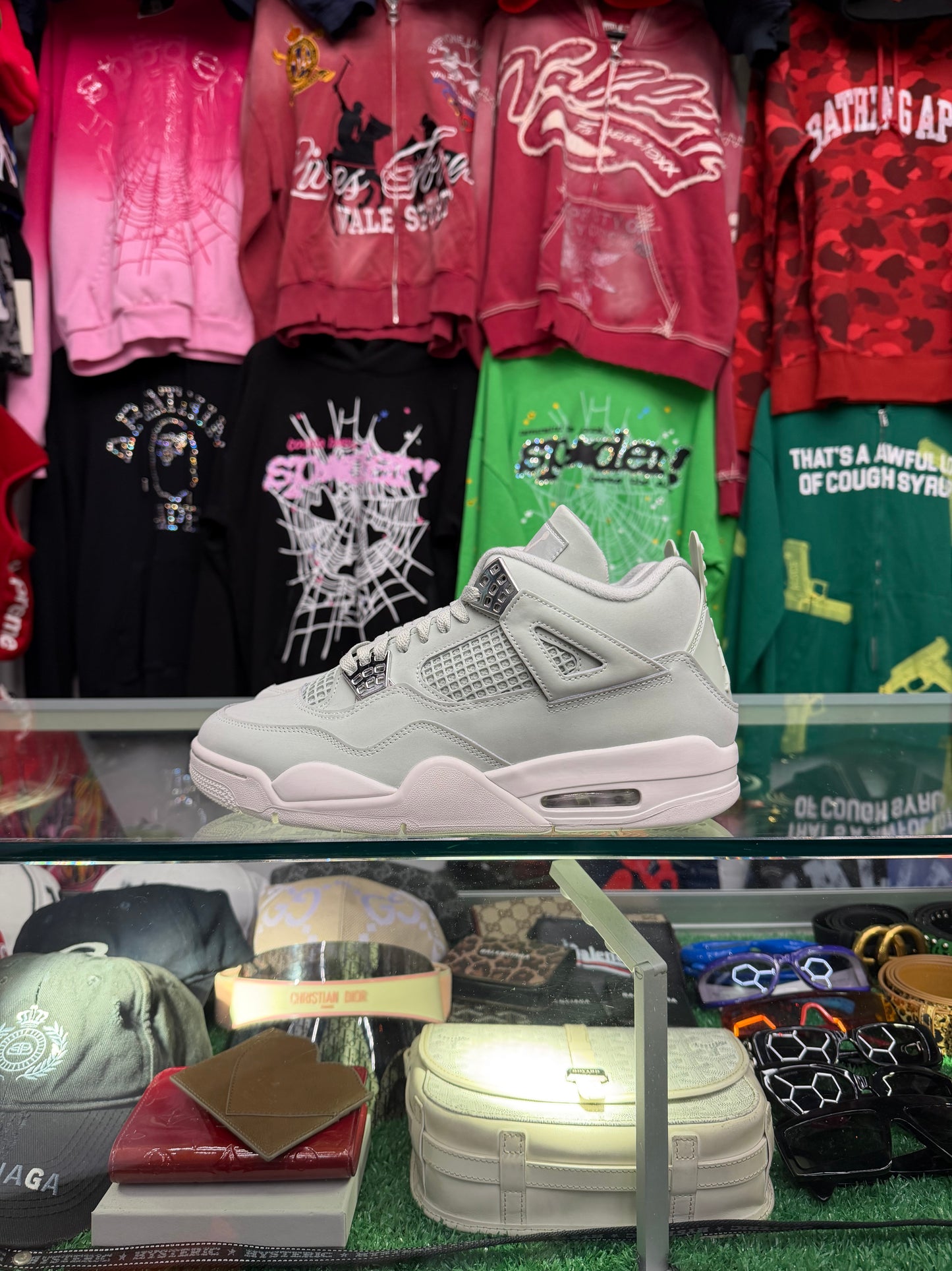 JORDAN 4 SEAFOAM (PRE-OWNED W/ BOX)