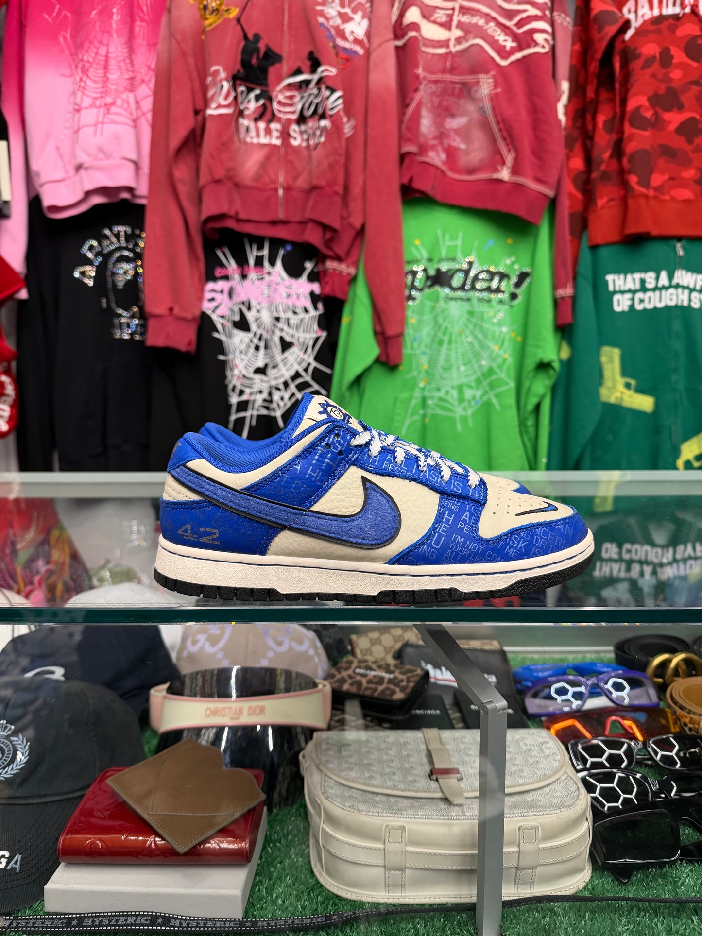 DUNK LOW DODGERS (PRE-OWNED NO BOX)