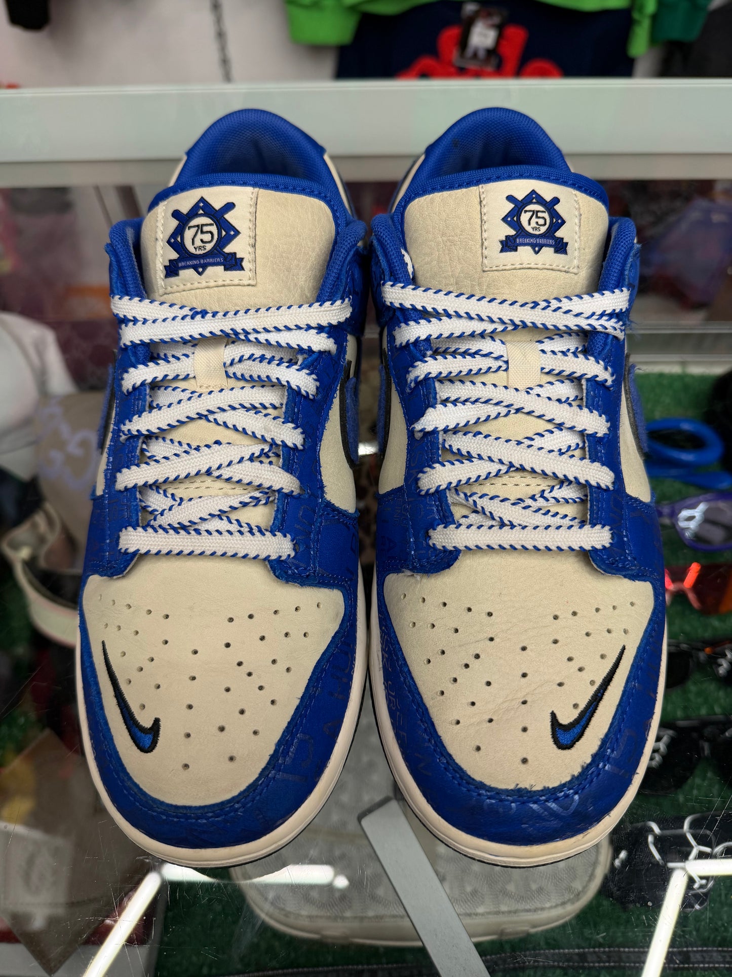 DUNK LOW DODGERS (PRE-OWNED NO BOX)