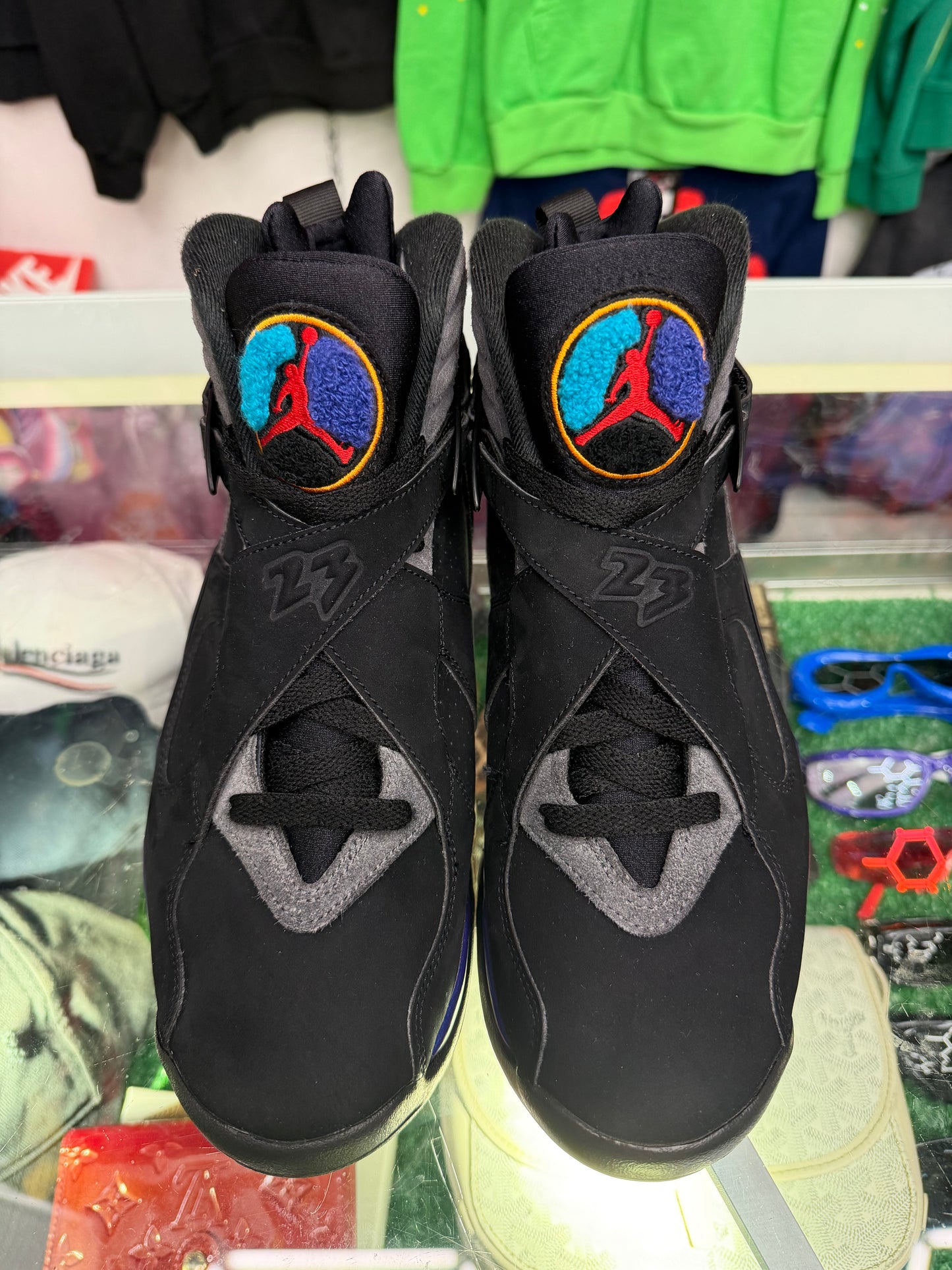 JORDAN 8 AQUA (PRE-OWNED W/ BOX)