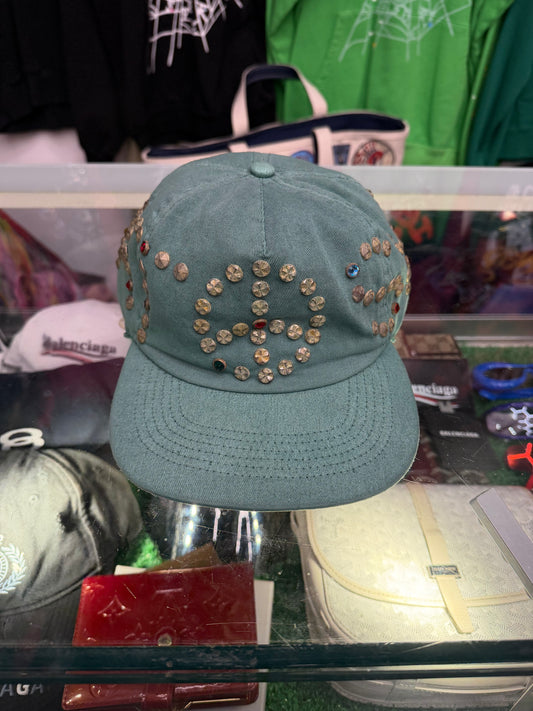 SATOSHI NAKAMOTO STUDDED SNAPBACK HAT (PRE-OWNED)