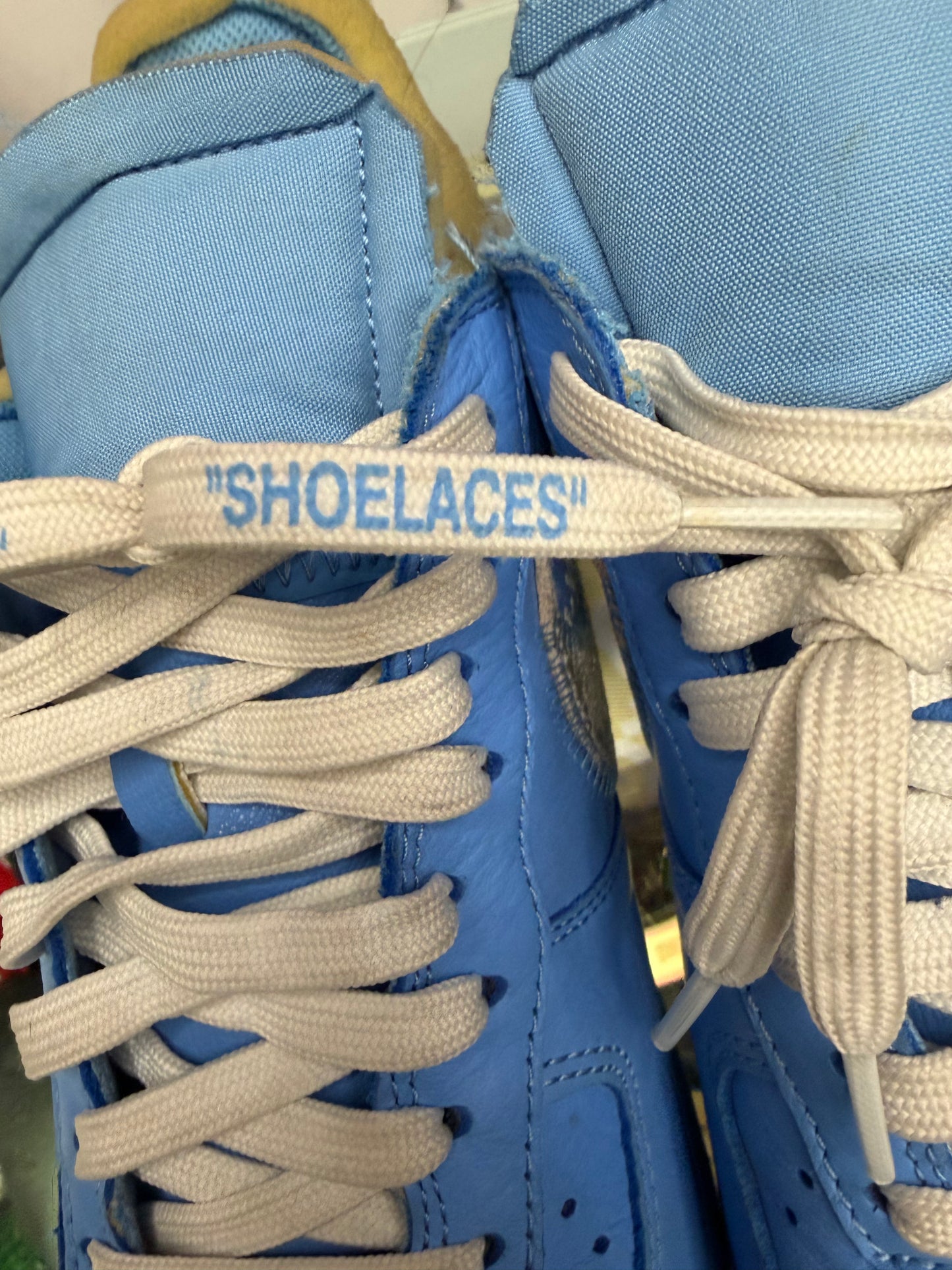 AIR FORCE 1 OFFWHITE MCA (PRE-OWNED NO BOX NO ZIPTIE)