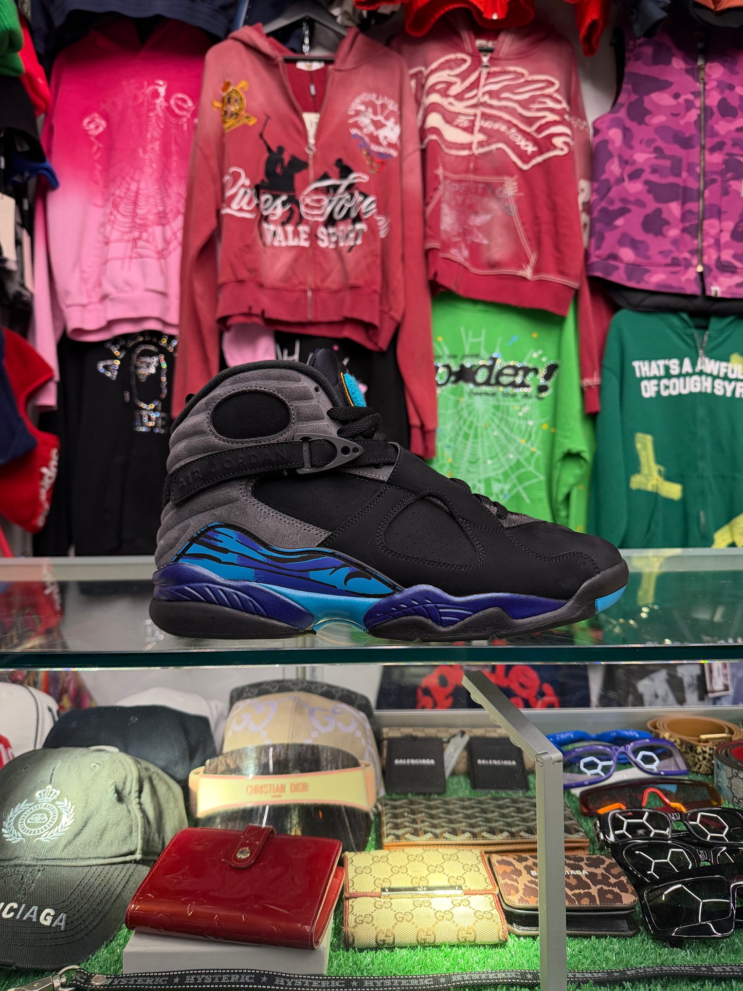 JORDAN 8 AQUA (PRE-OWNED W/BOX)