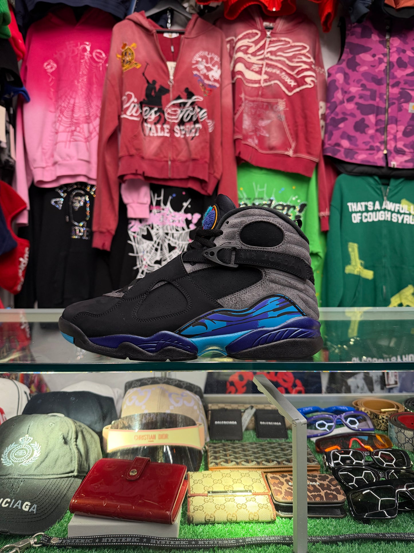 JORDAN 8 AQUA (PRE-OWNED W/BOX)