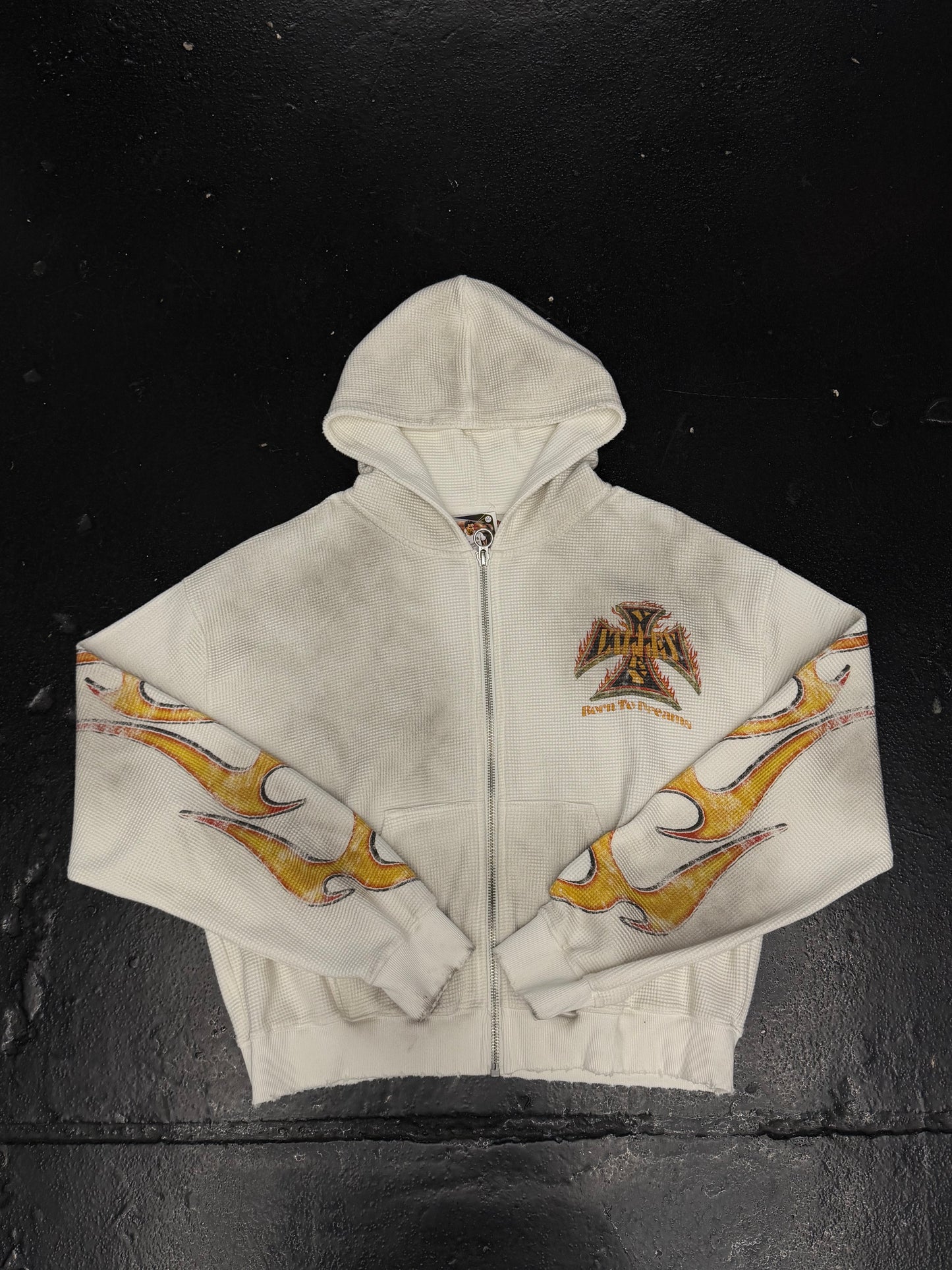 VALE FOREVER REBORN WAFFLE ZIP UP (PRE-OWNED)