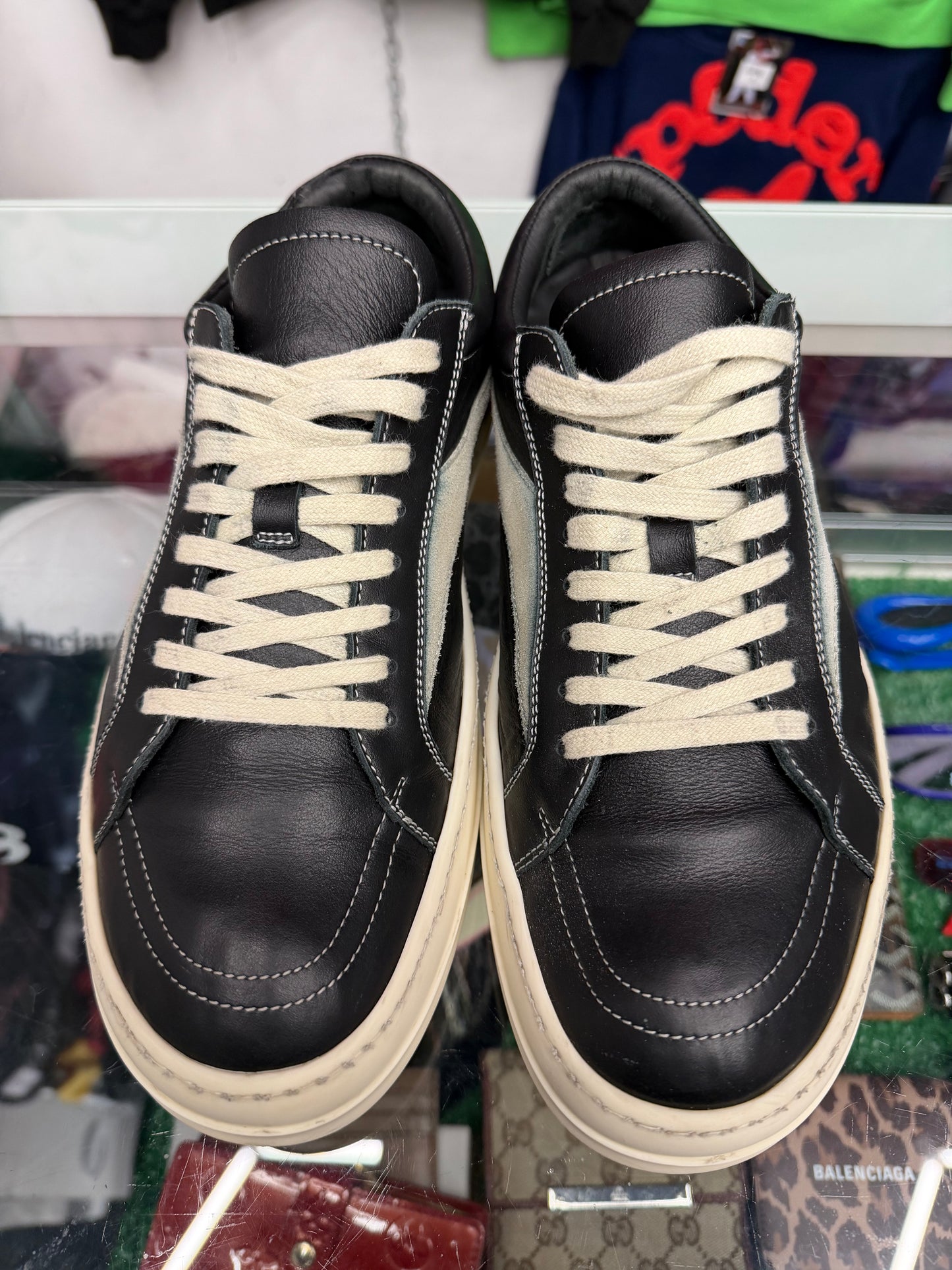 RICK OWENS MAINLINE SNEAKER (PRE-OWNED W/ BOX)