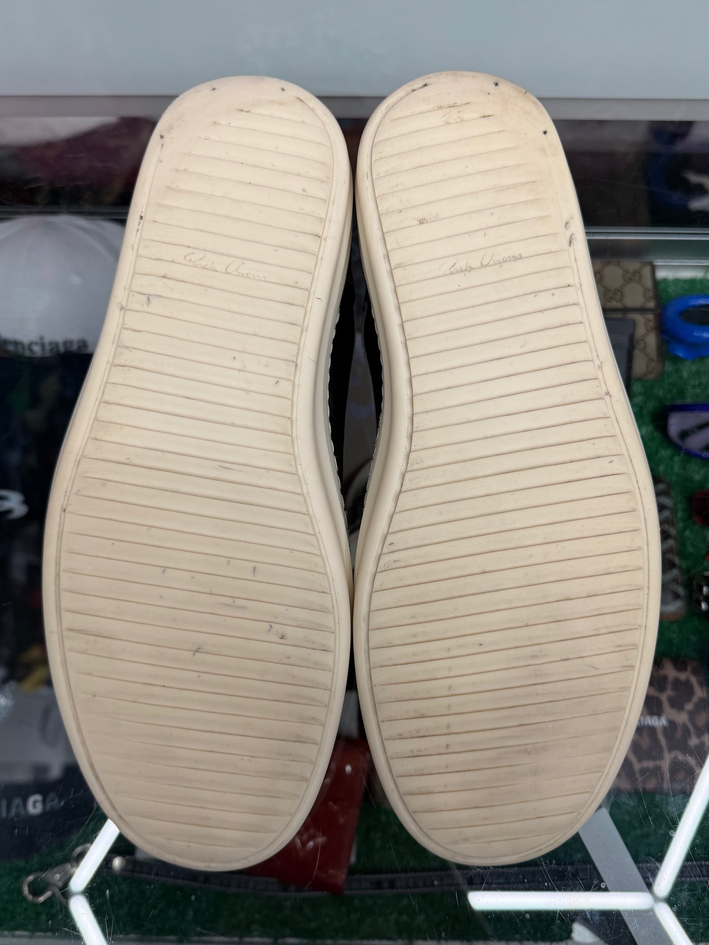 RICK OWENS MAINLINE SNEAKER (PRE-OWNED W/ BOX)