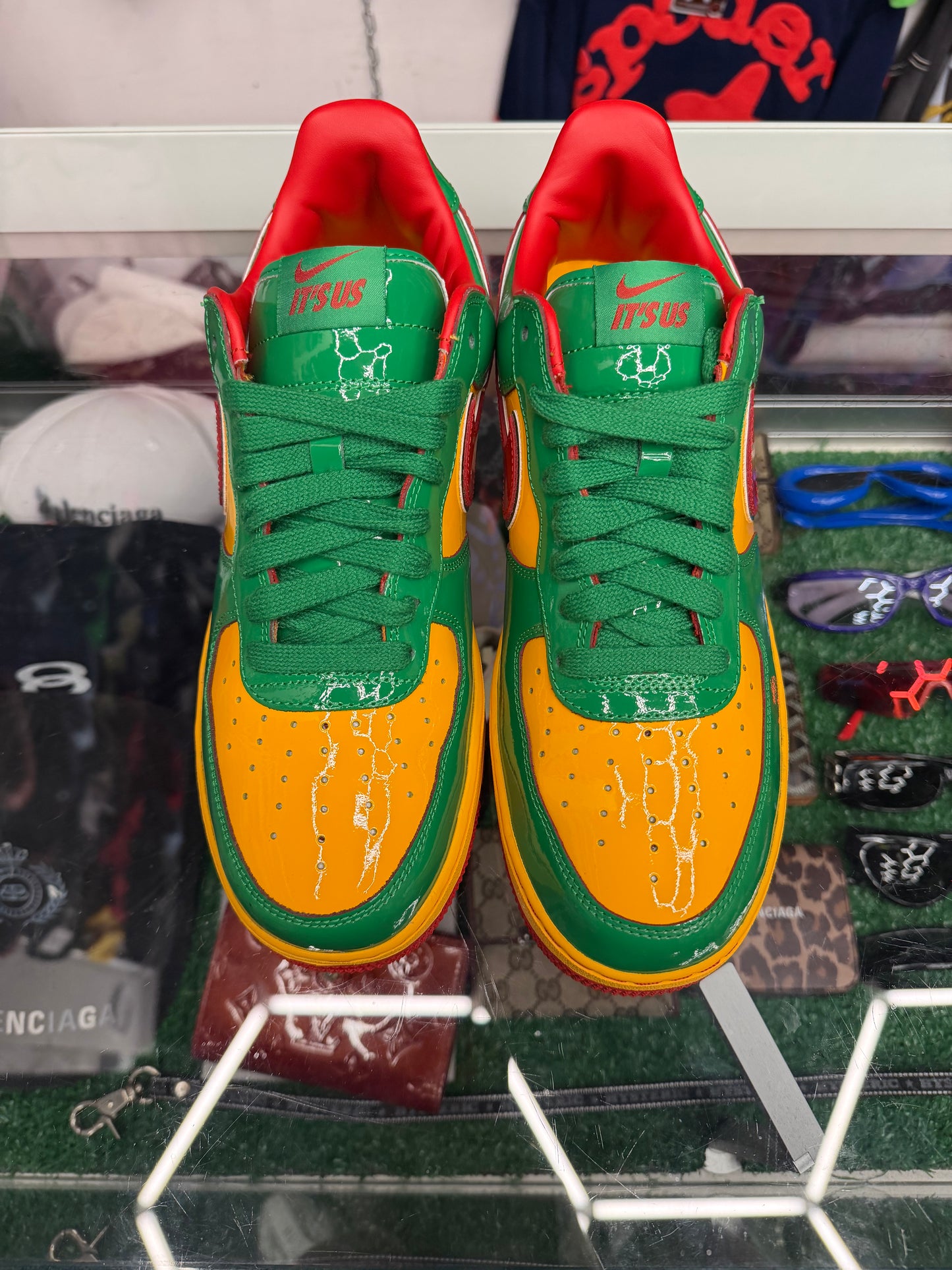AIR FORCE 1 LIL YACHTY CONCRETE BOYS (PRE-OWNED W/ BOX)