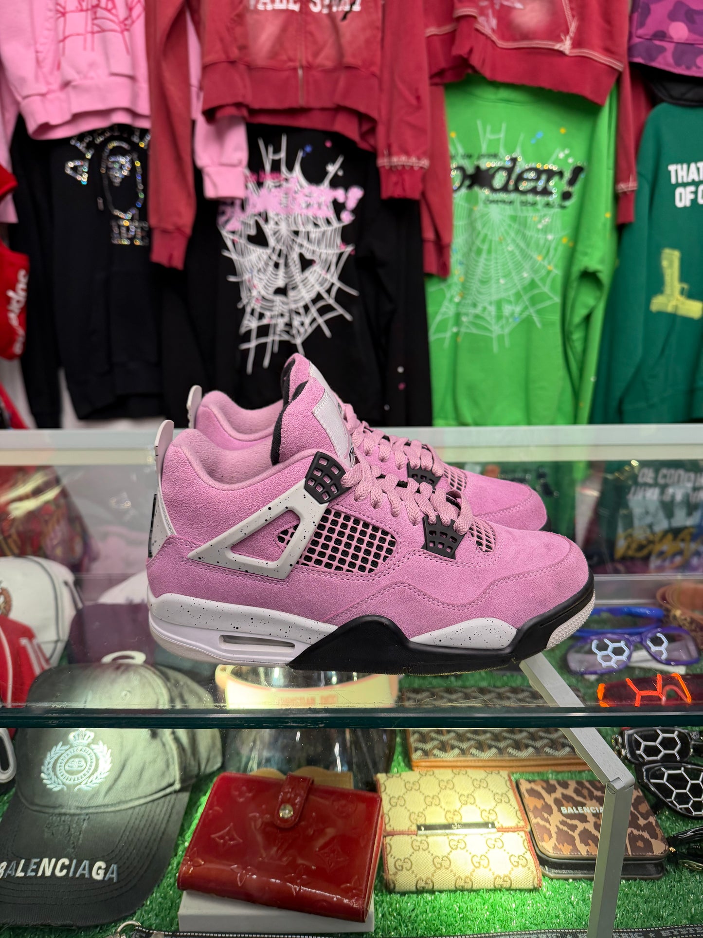 JORDAN 4 ORCHID (PRE-OWNED W/ BOX)