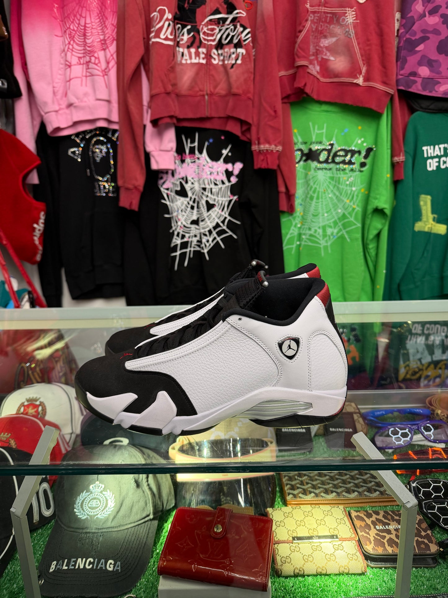 JORDAN 14 BLACK TOE (PRE-OWNED W/ BOX)