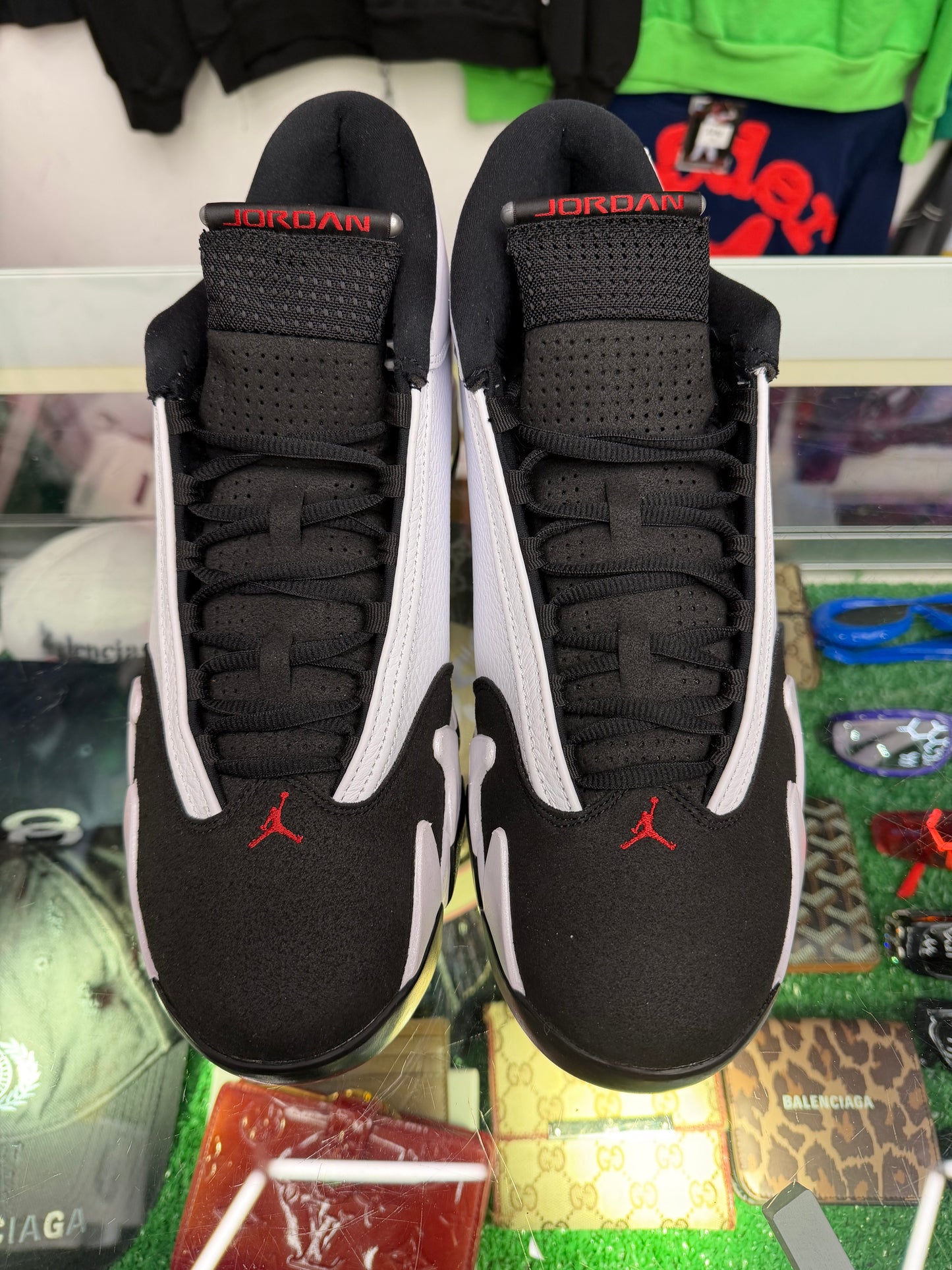 JORDAN 14 BLACK TOE (PRE-OWNED W/ BOX)