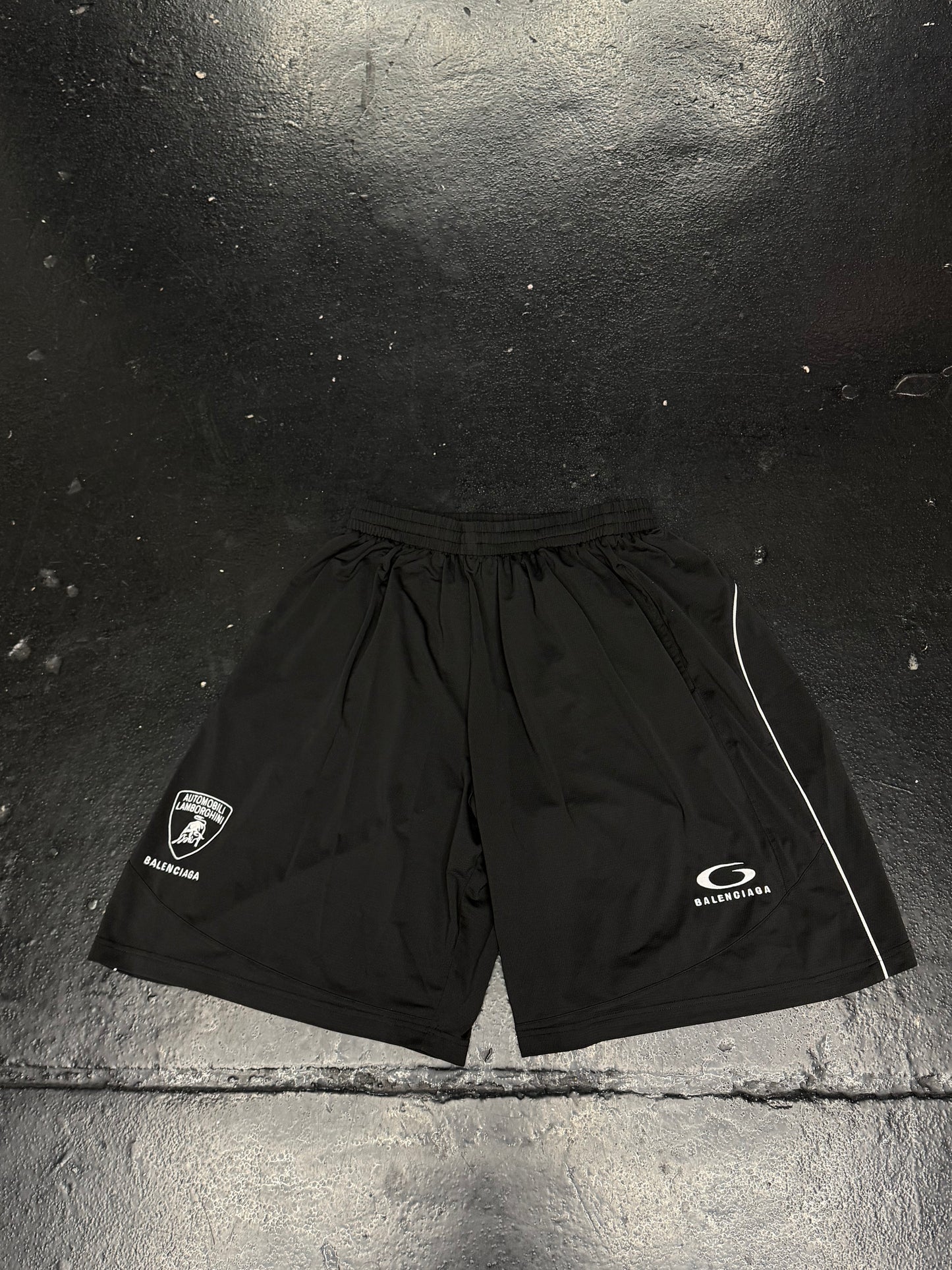 BALENCIAGA X LAMBORGHINI BAGGY SHORTS (PRE-OWNED)