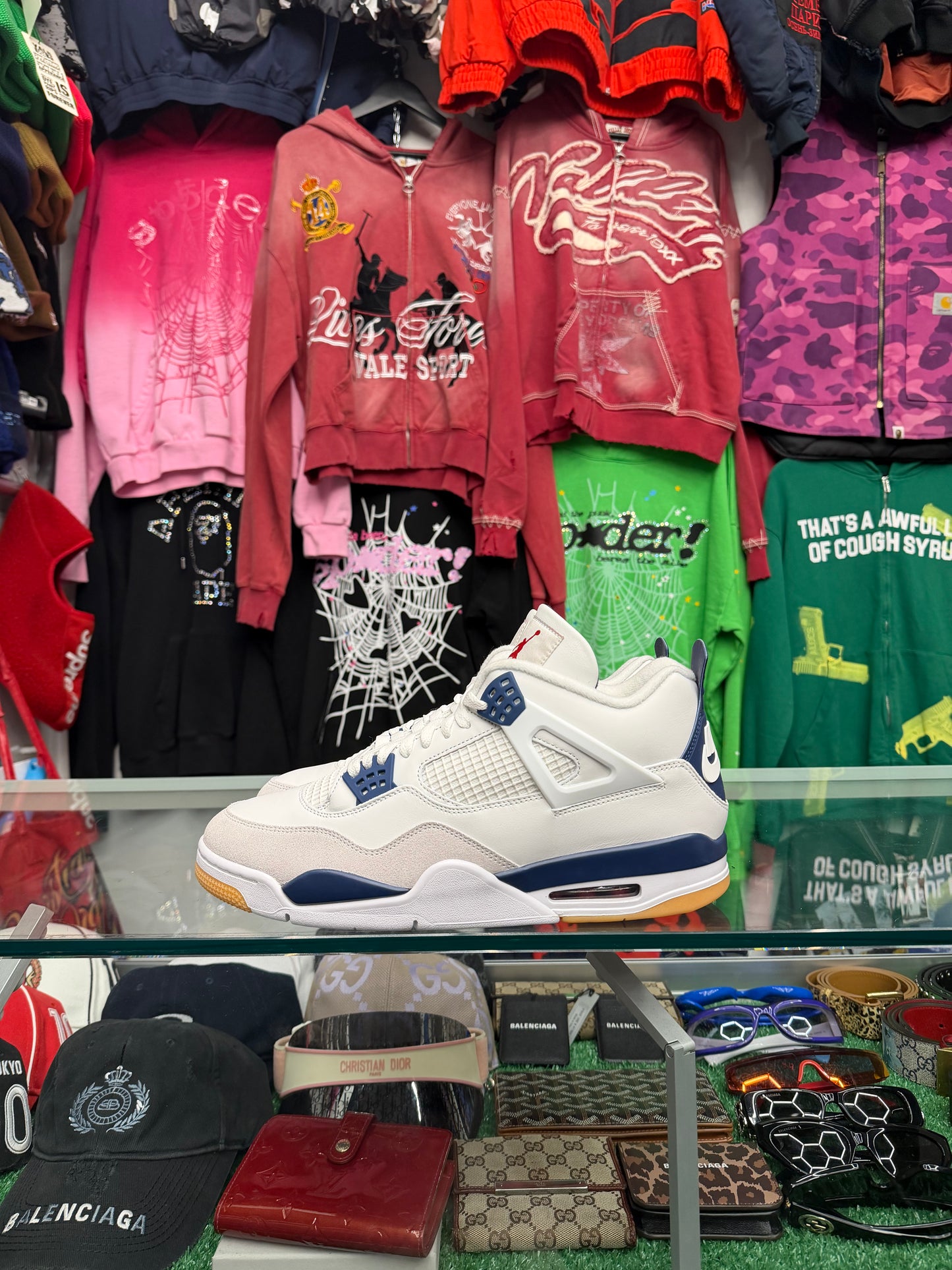 JORDAN 4 SB NAVY (PRE-OWNED W/ BOX)