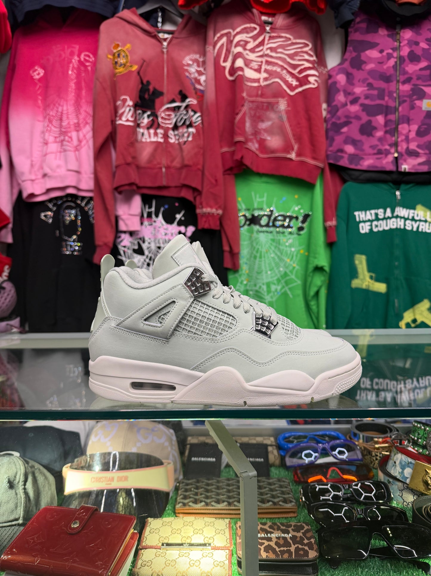 JORDAN 4 SEAFOAM (PRE-OWNED W/ BOX)