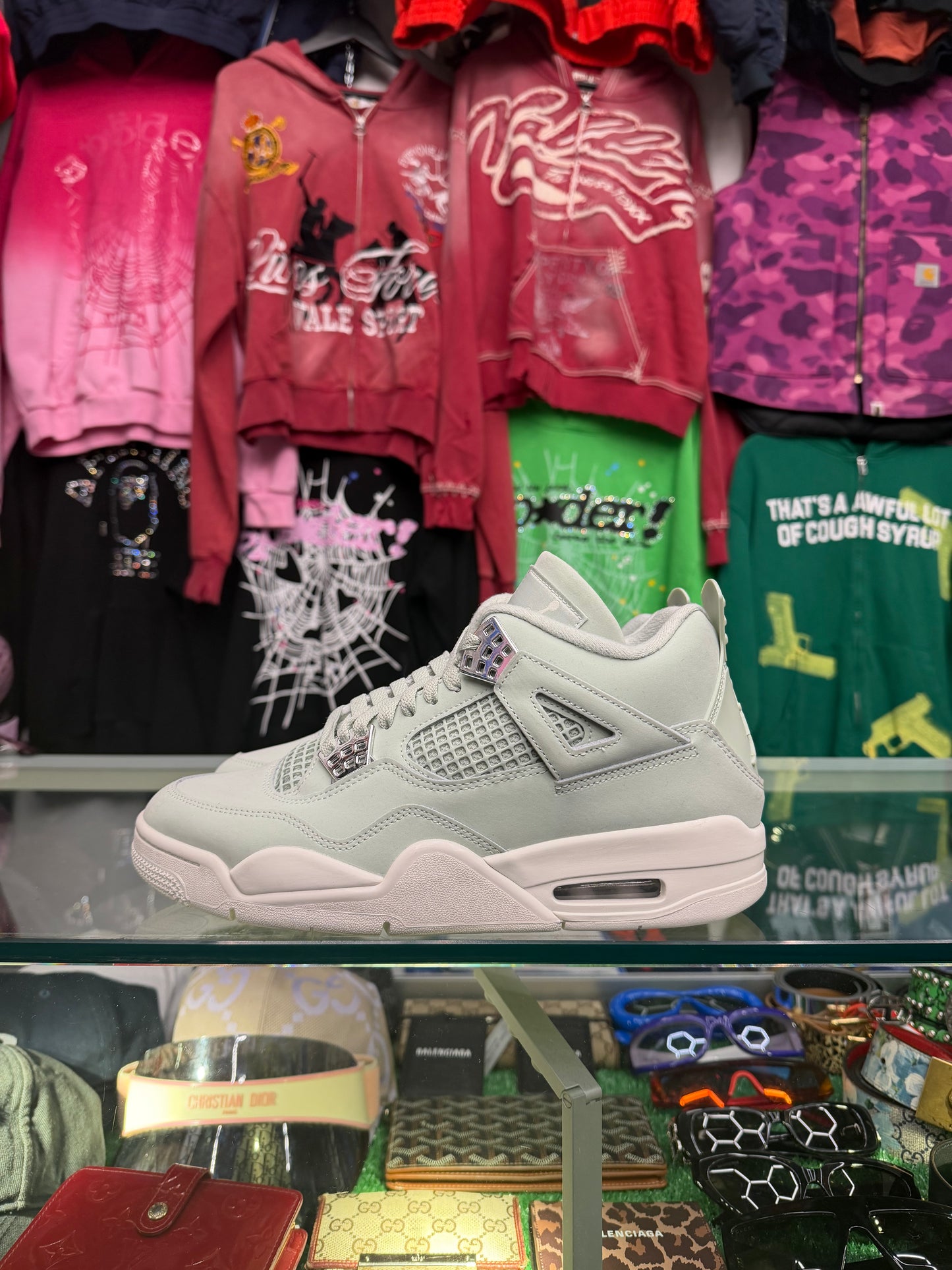 JORDAN 4 SEAFOAM (PRE-OWNED W/ BOX)