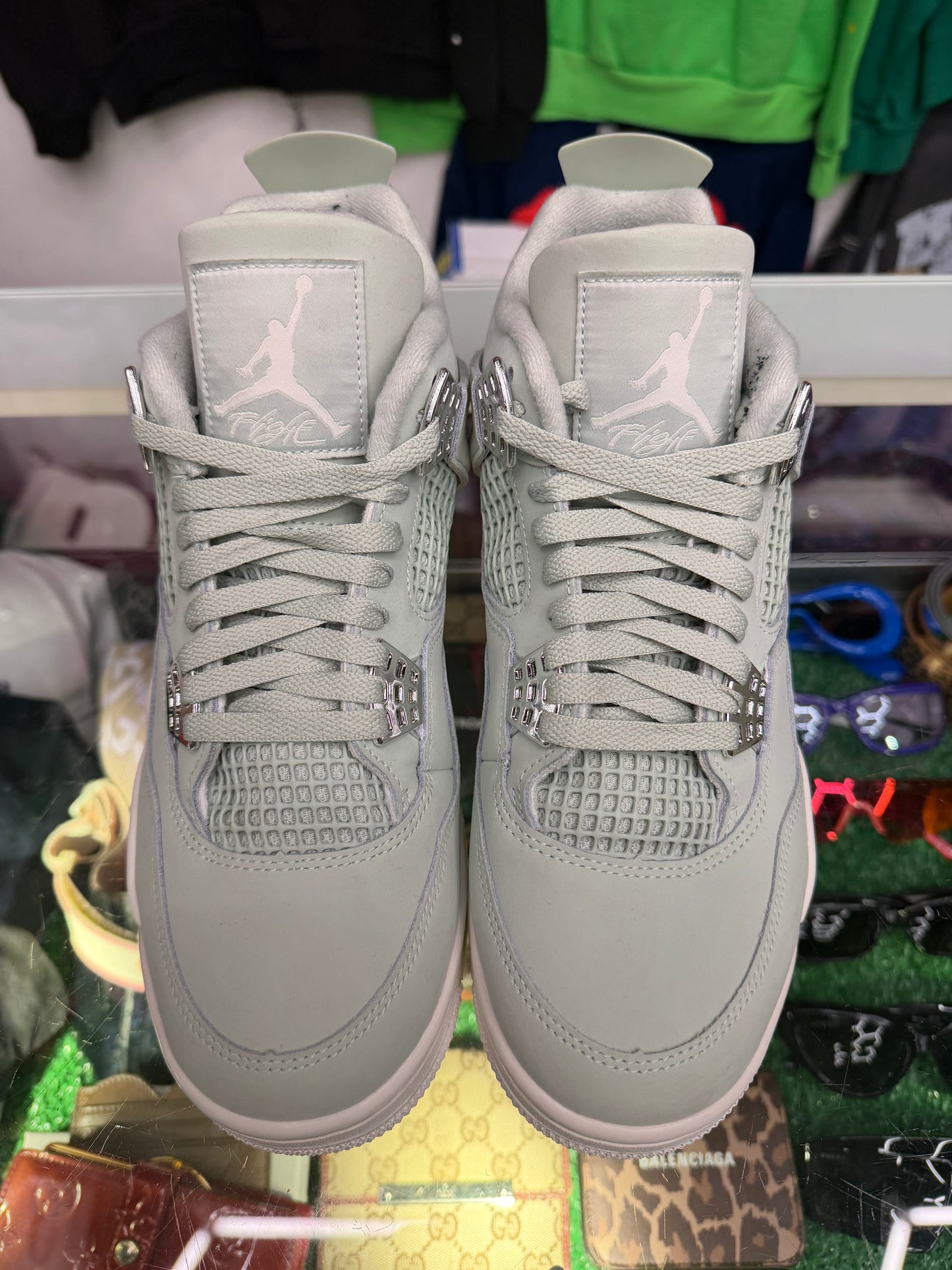 JORDAN 4 SEAFOAM (PRE-OWNED W/ BOX)