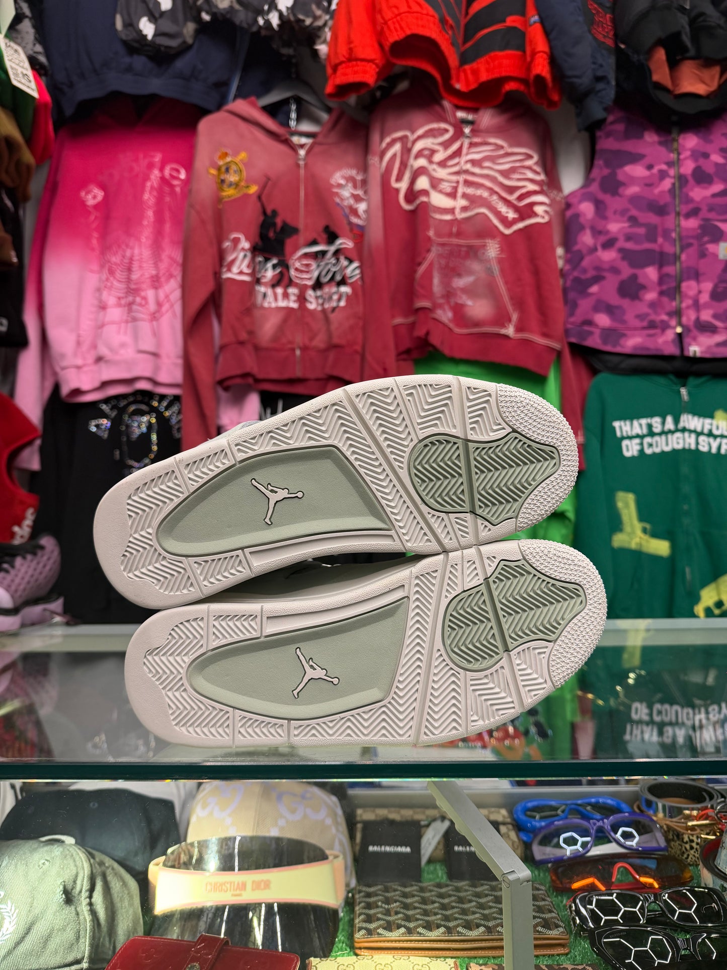 JORDAN 4 SEAFOAM (PRE-OWNED W/ BOX)