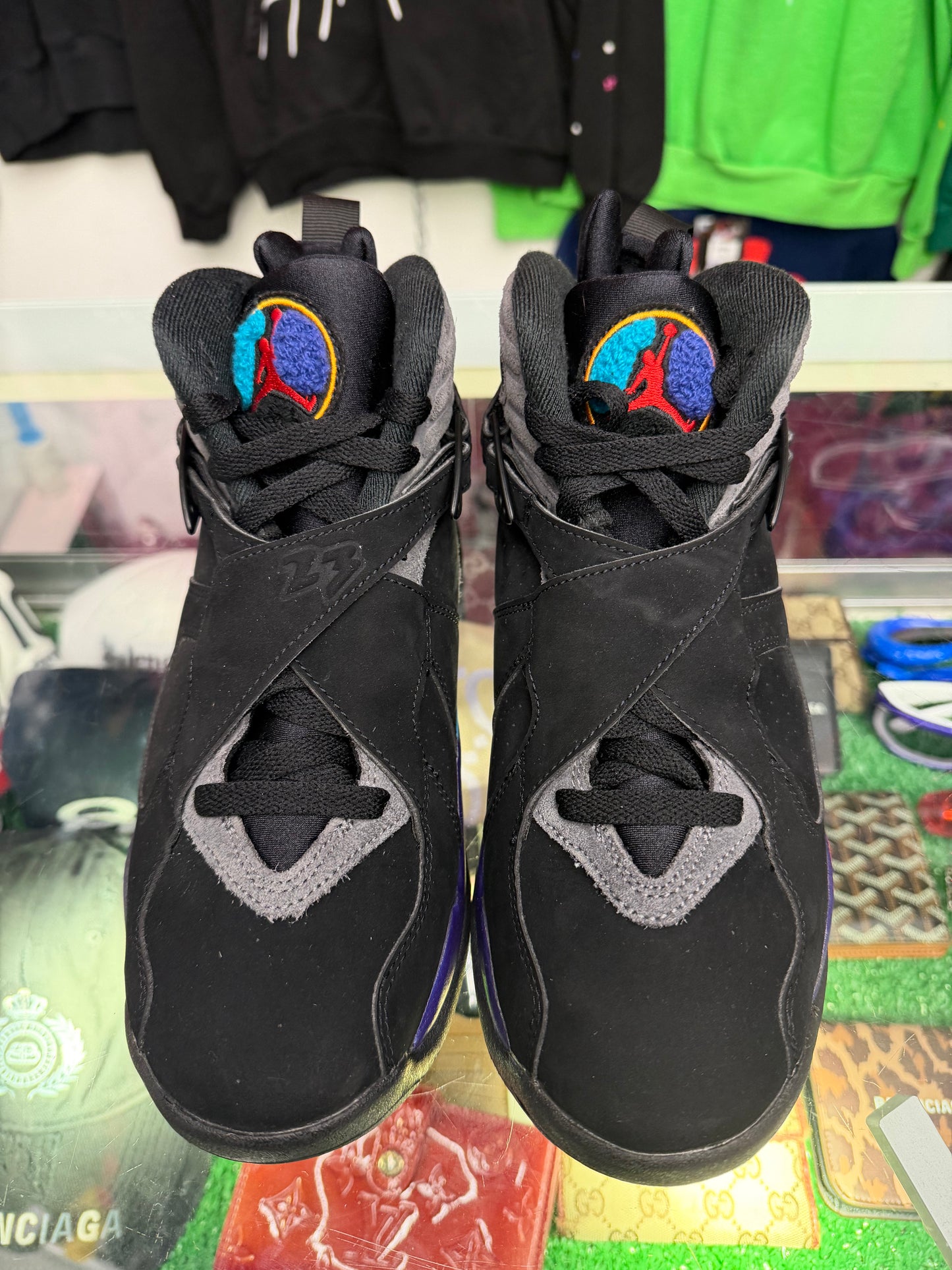 JORDAN 8 AQUA (PRE-OWNED W/ BOX)