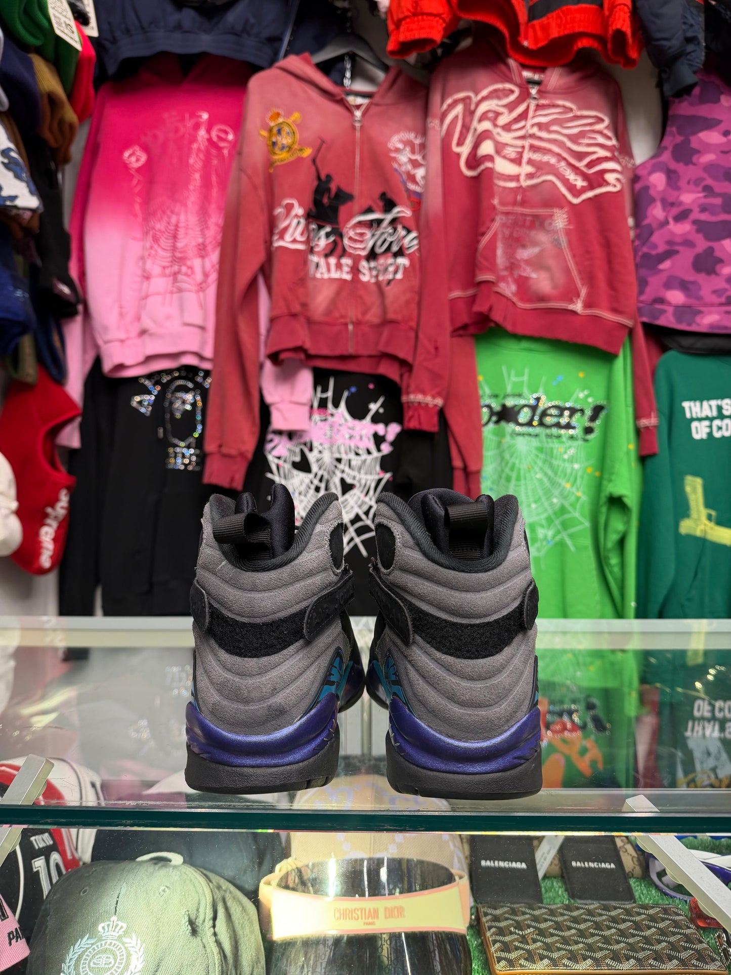 JORDAN 8 AQUA (PRE-OWNED W/ BOX)