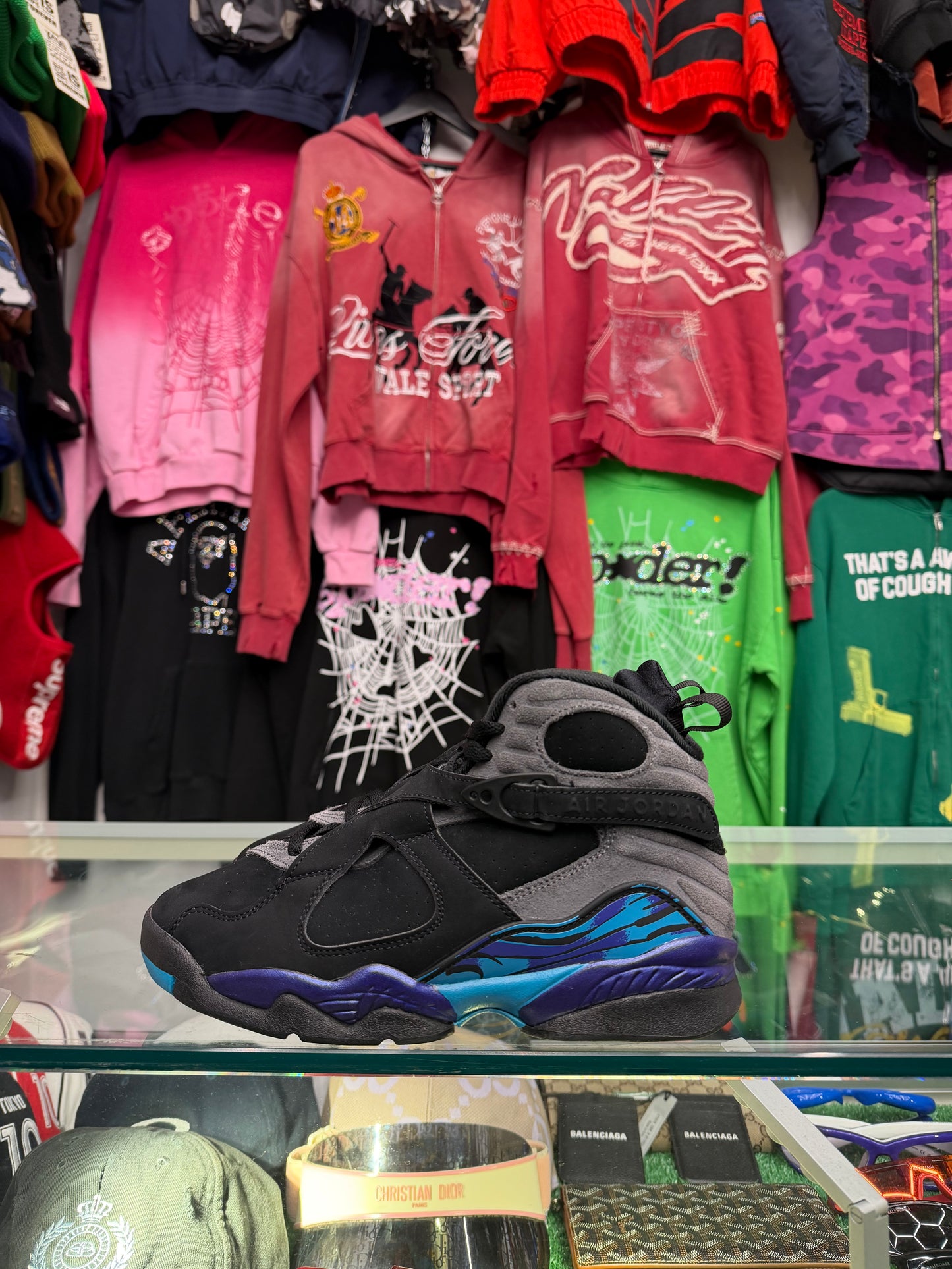 JORDAN 8 AQUA (PRE-OWNED W/ BOX)