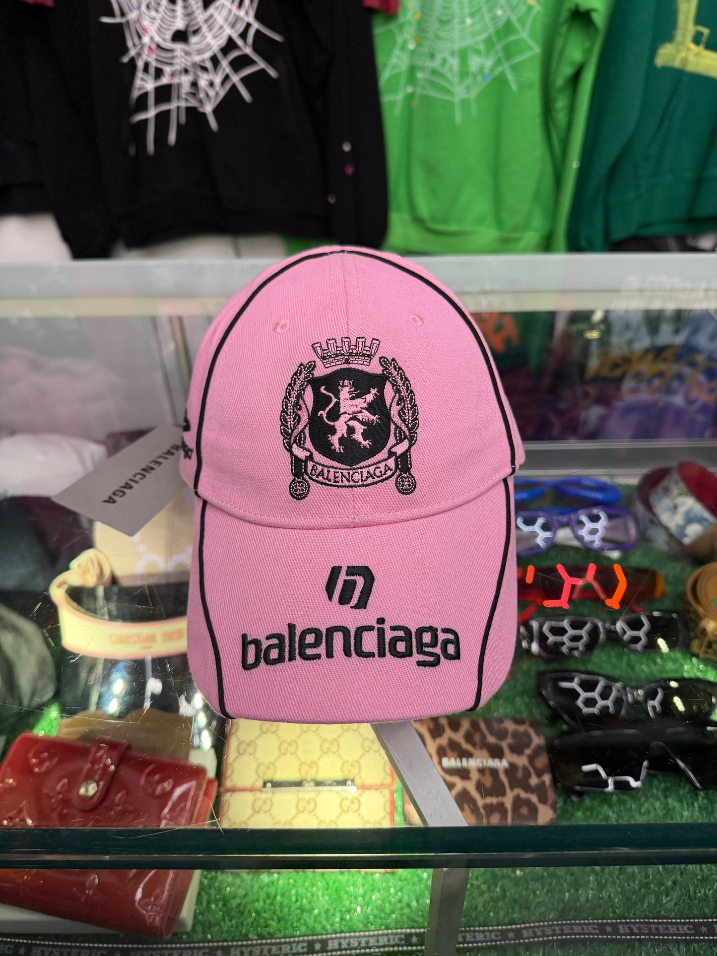 BALENCIAGA PINK SOCCER HAT (BRAND NEW)