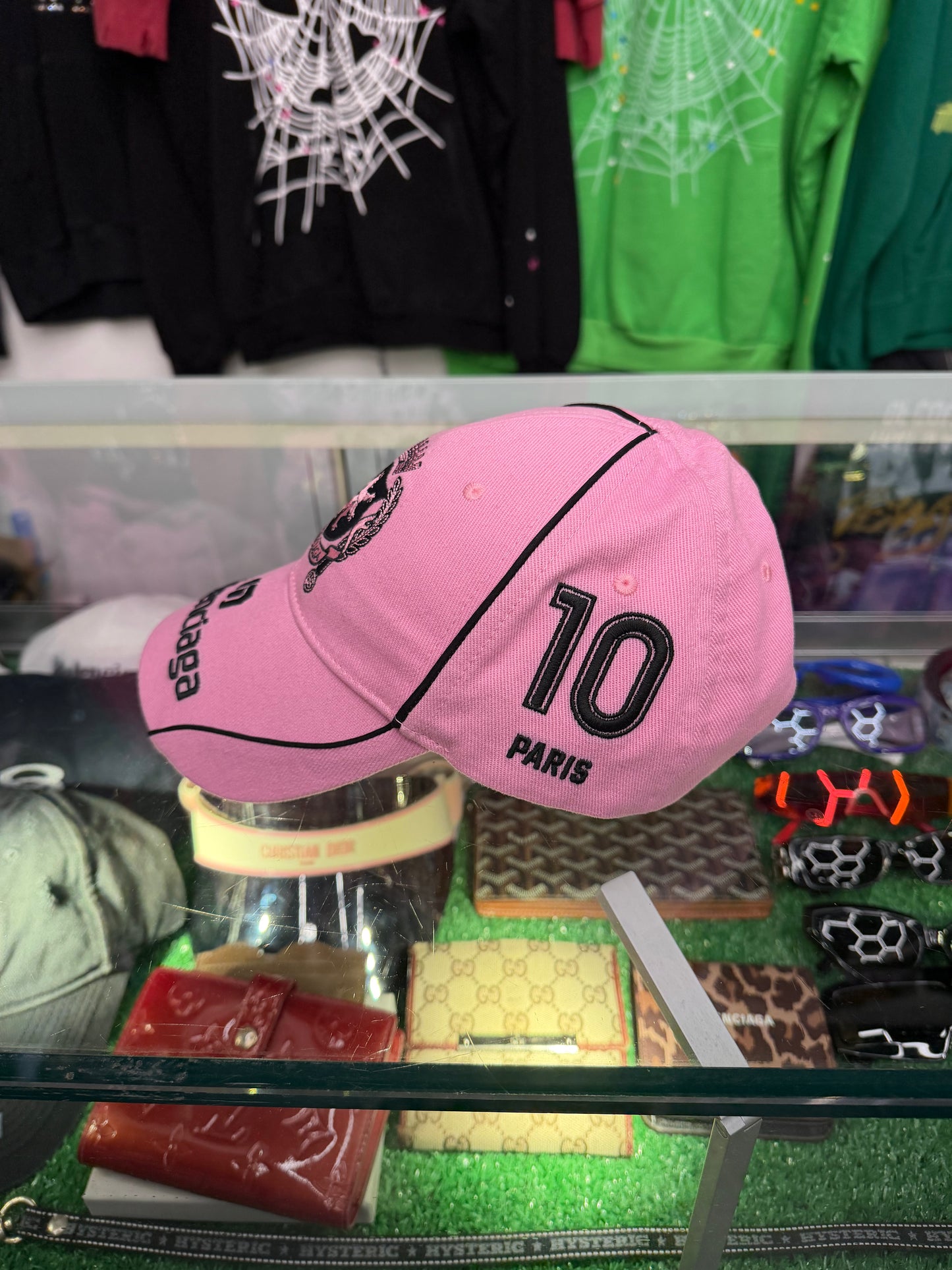 BALENCIAGA PINK SOCCER HAT (BRAND NEW)