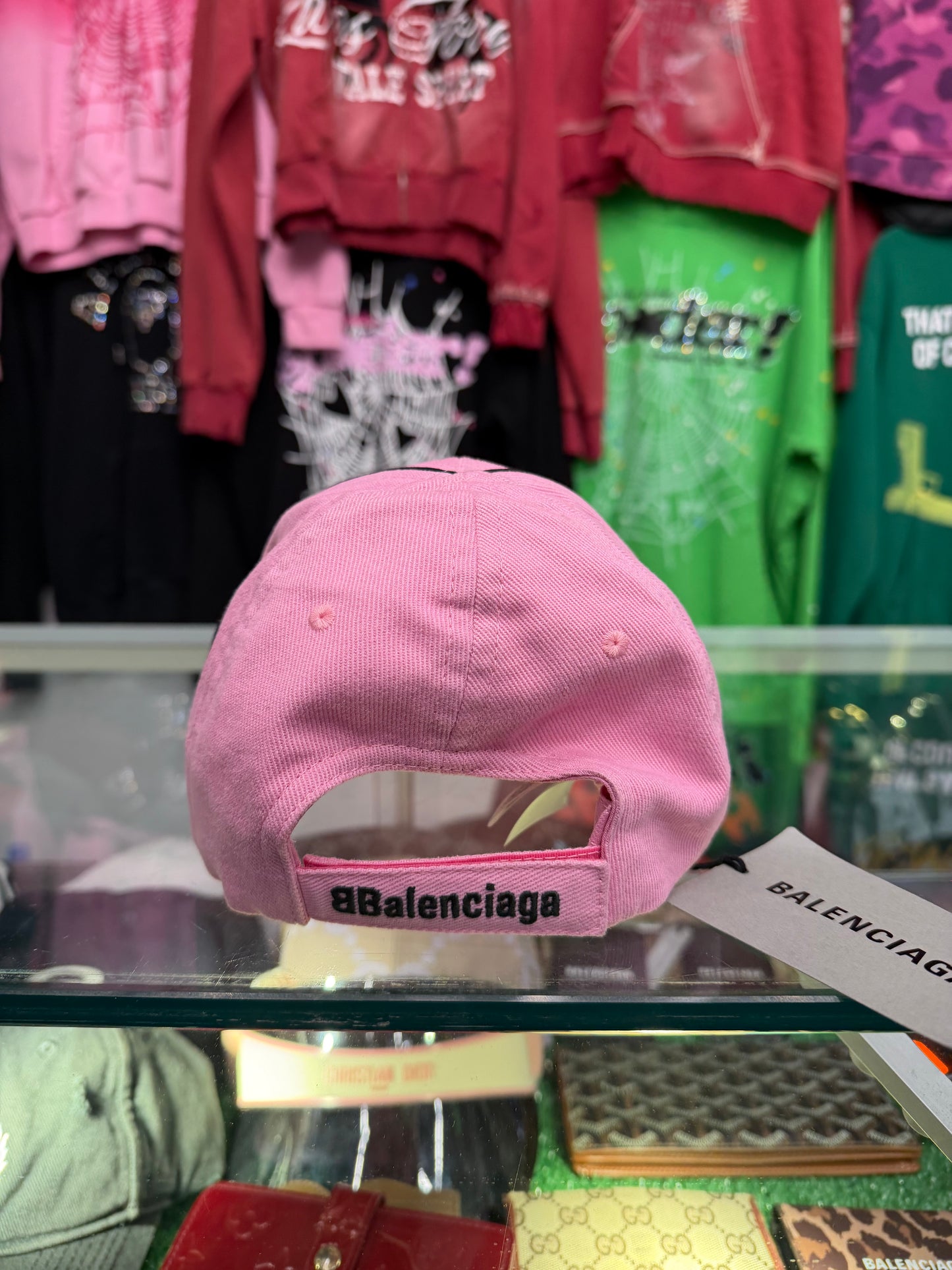 BALENCIAGA PINK SOCCER HAT (BRAND NEW)