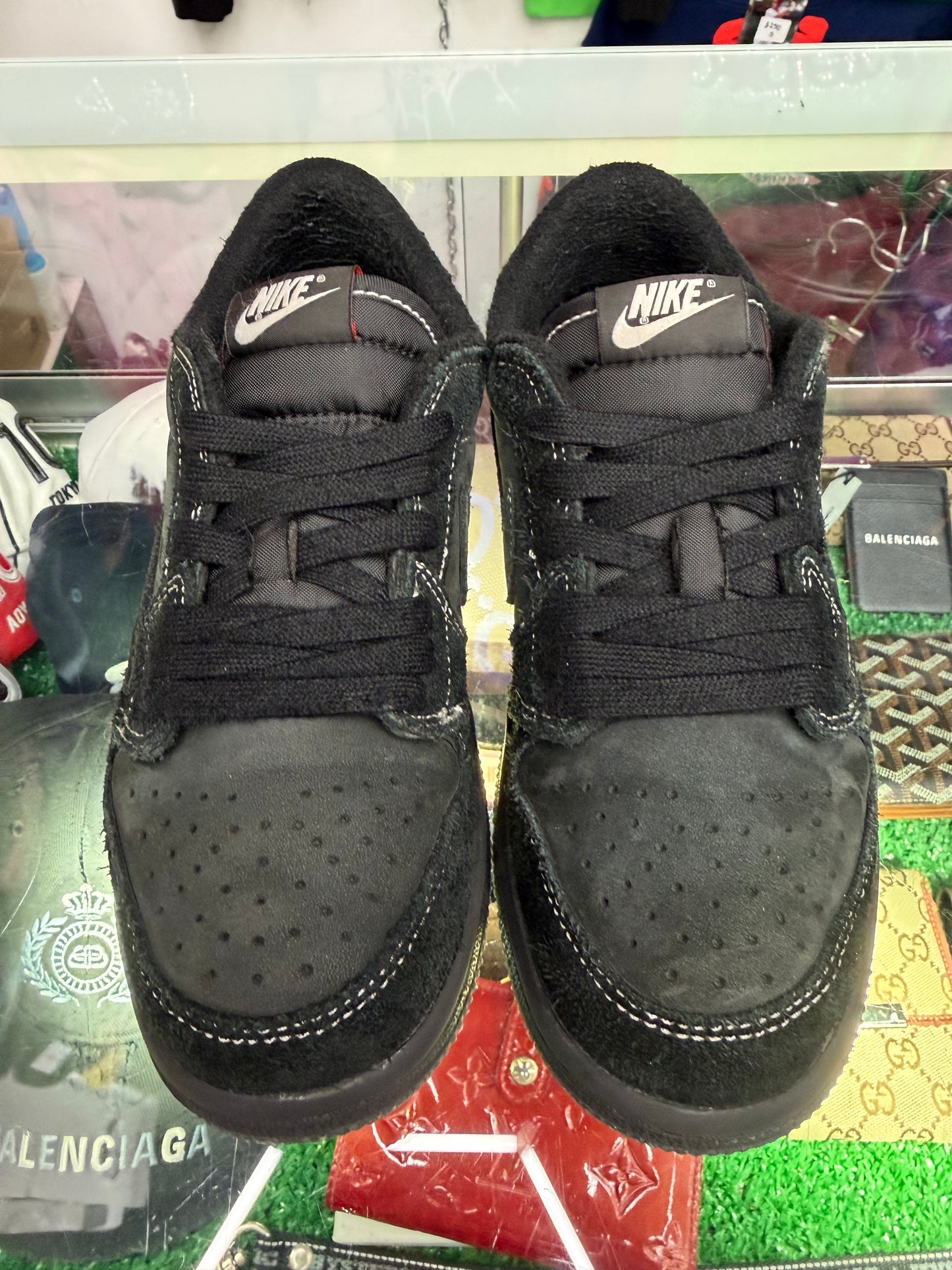 JORDAN 1 LOW TRAVIS SCOTT PHANTOM (PRE-OWNED NO BOX)
