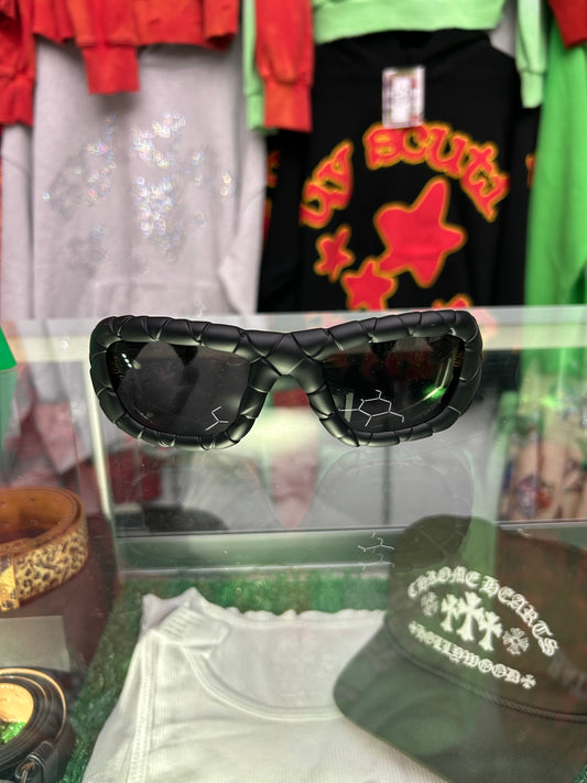 BOTTEGA VENETA WOVEN SUNGLASSES (PRE-OWNED)