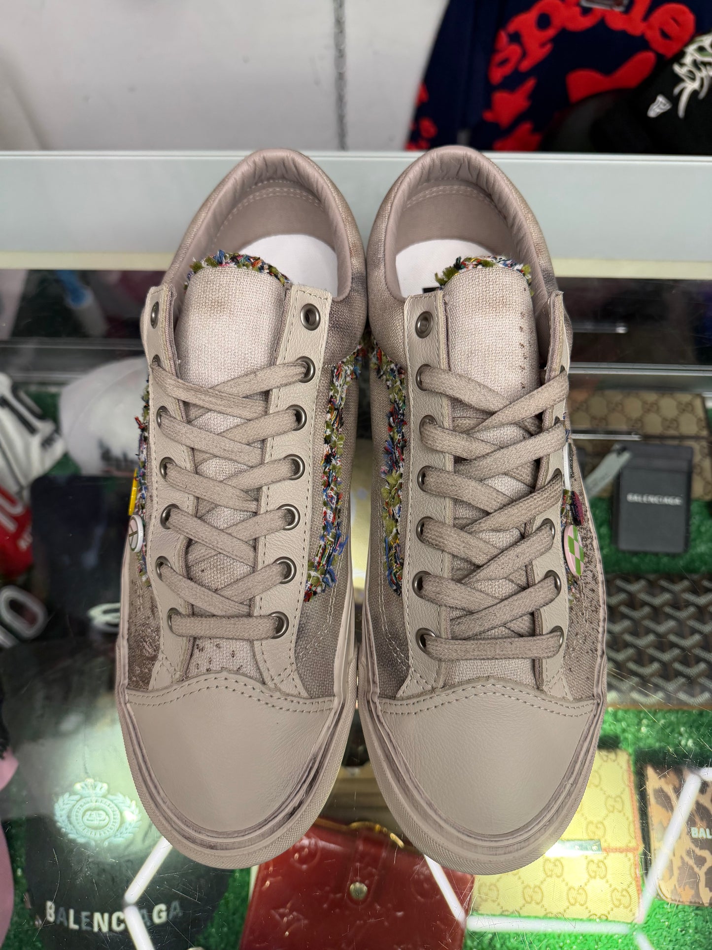 VANS OLD SKOOL 36 LX SOUVENIR PACK WHITE (PRE-OWNED W/ BOX)