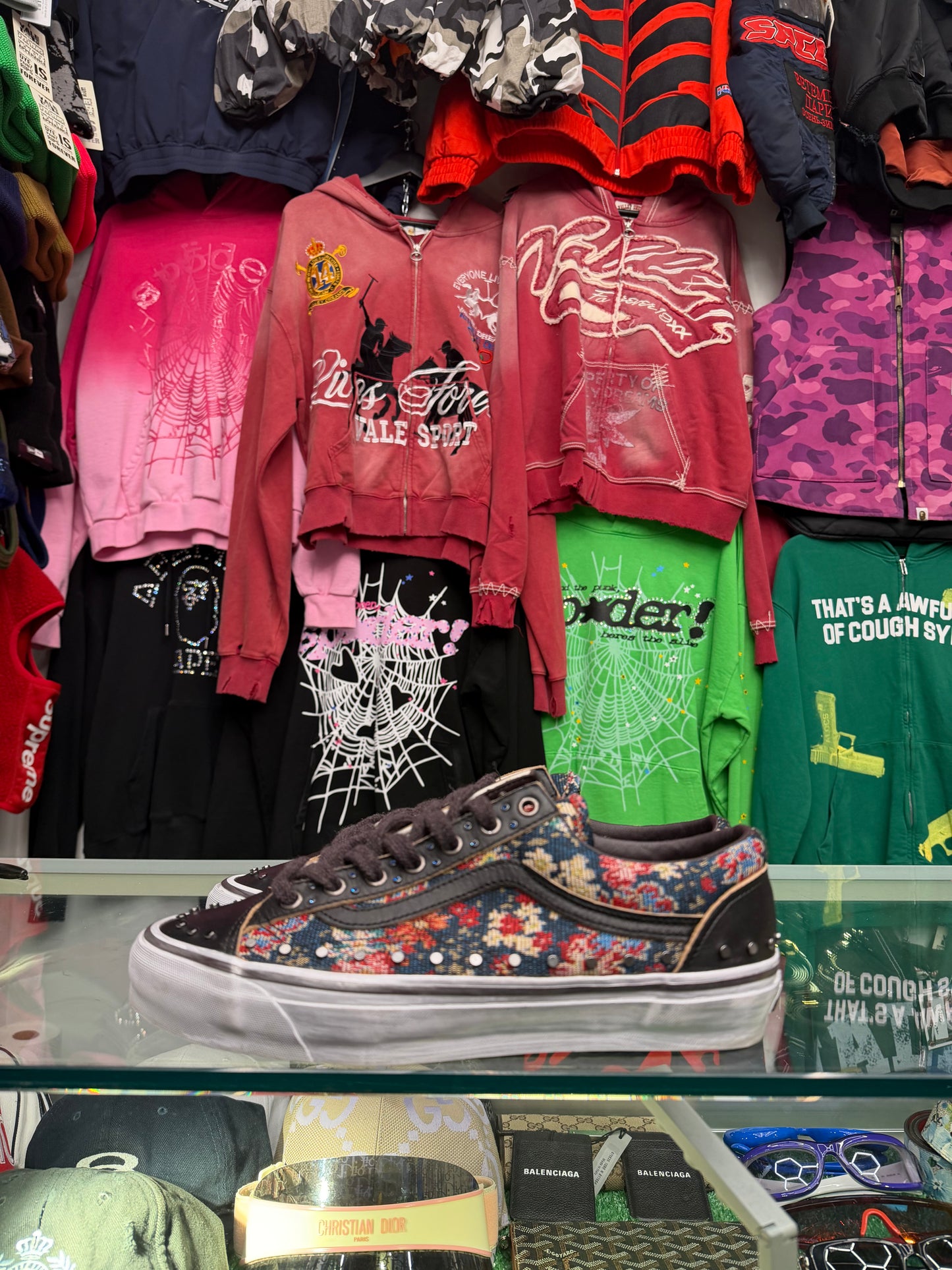 VANS OTW OLD SKOOL 36 FLORAL RIVETS (PRE-OWNED W/ BOX)