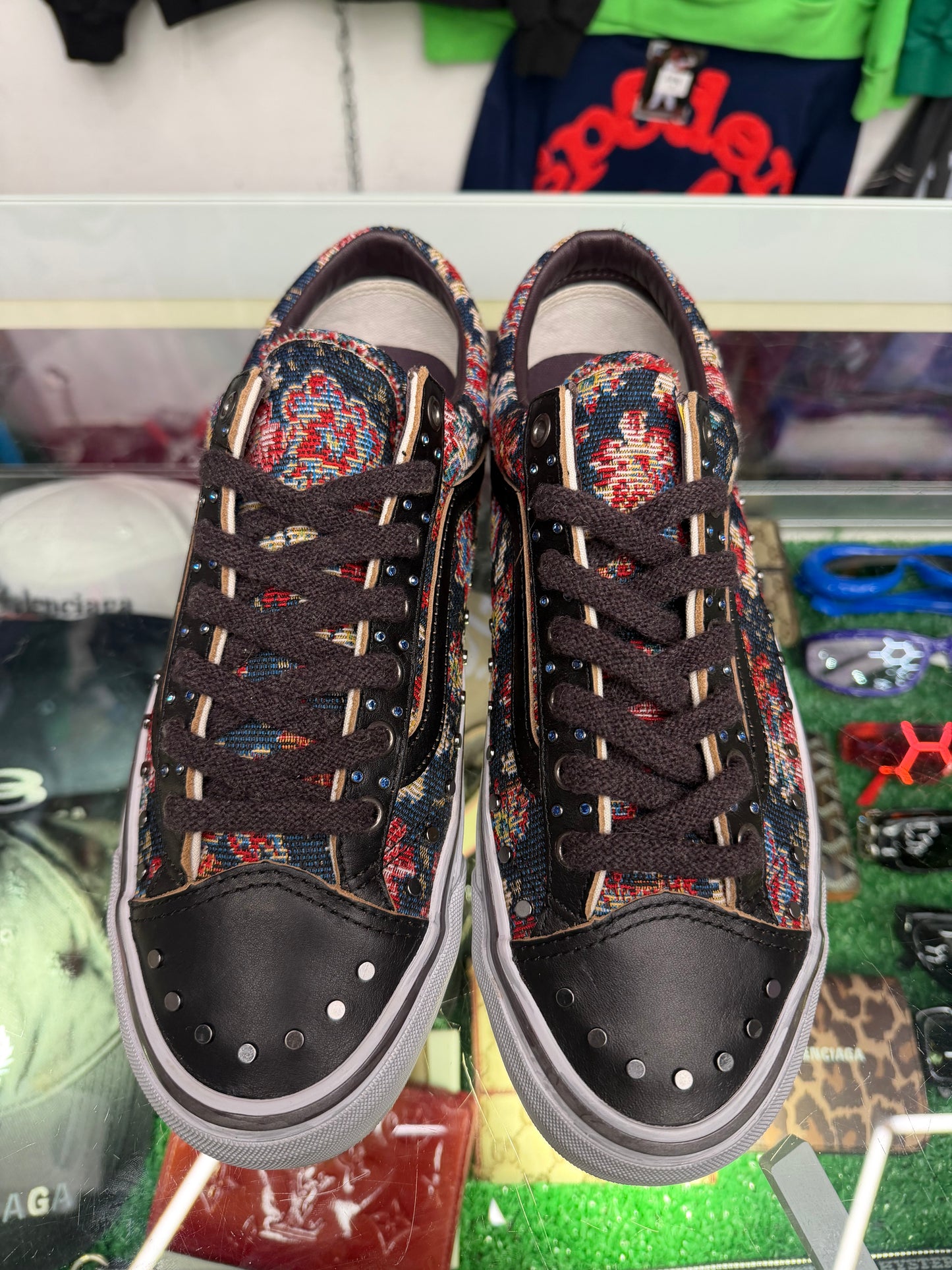VANS OTW OLD SKOOL 36 FLORAL RIVETS (PRE-OWNED W/ BOX)