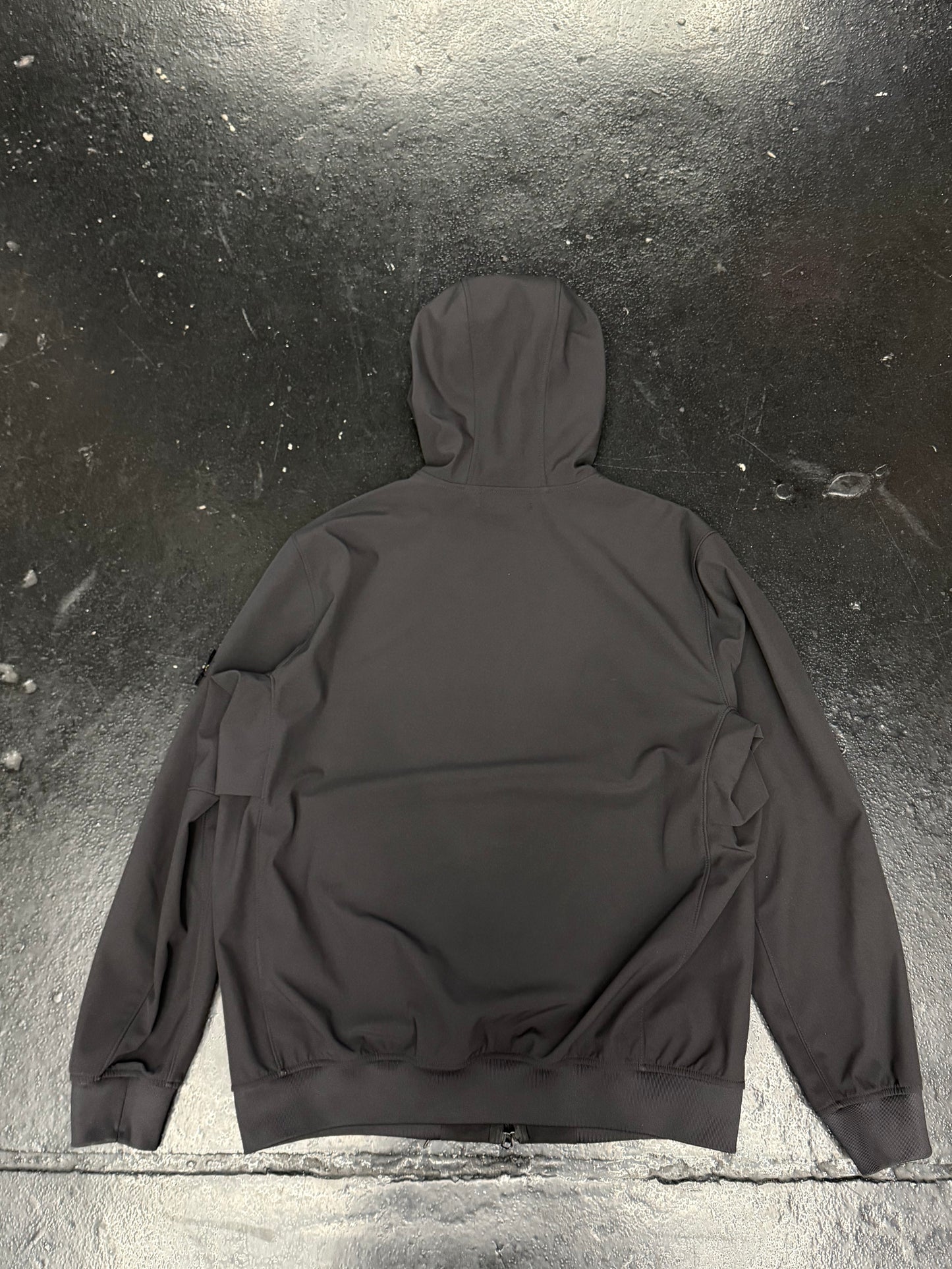 STONE ISLAND SOFT SHELL HOODED JACKET (PRE-OWNED)