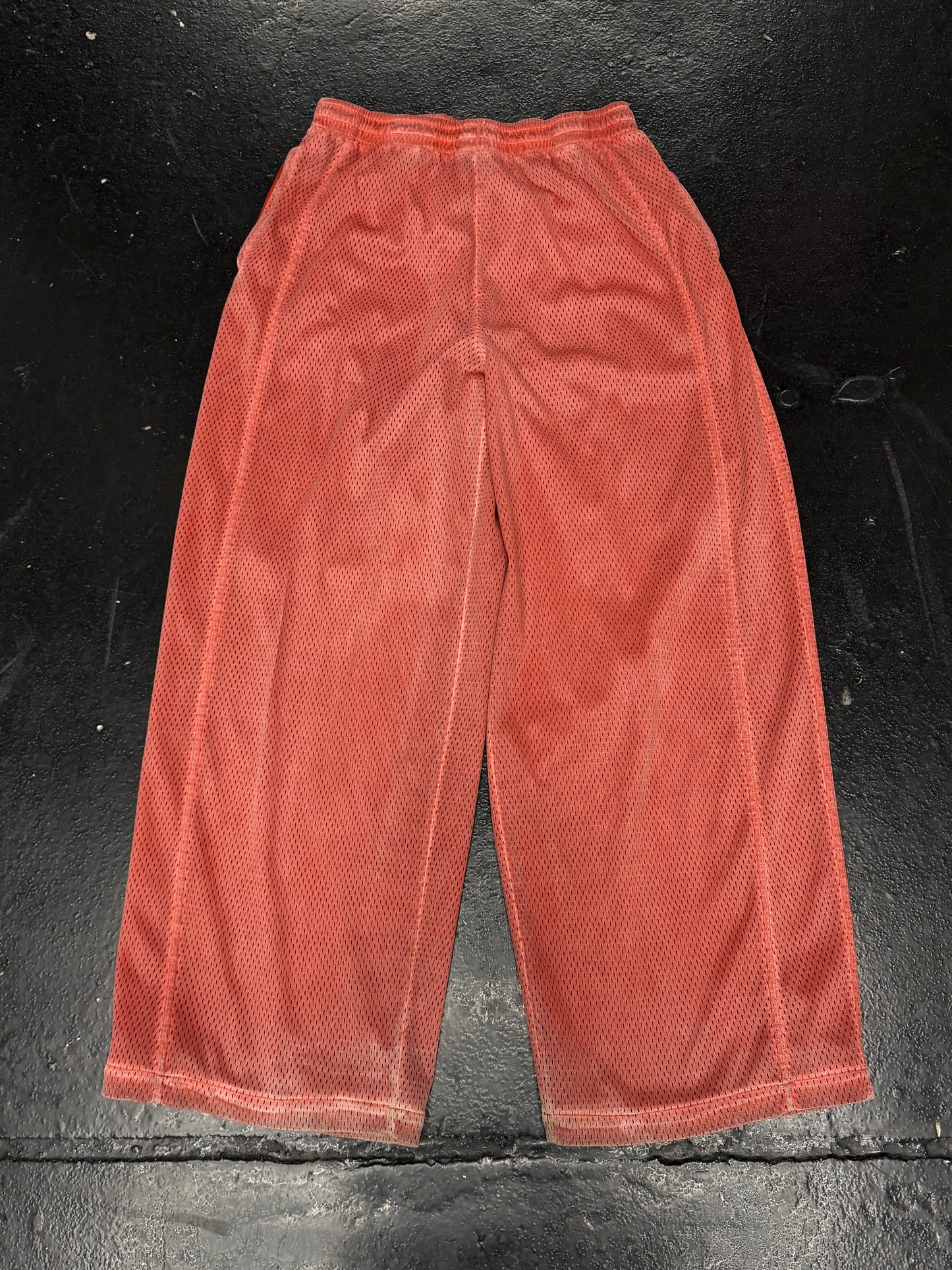 RASPBERRY SRIRACHA MESH SWEATPANTS (PRE-OWNED)