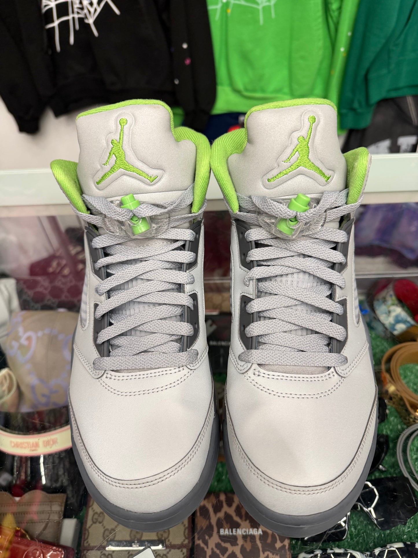 JORDAN 5 GREEN BEAN (PRE-OWNED W/ BOX)