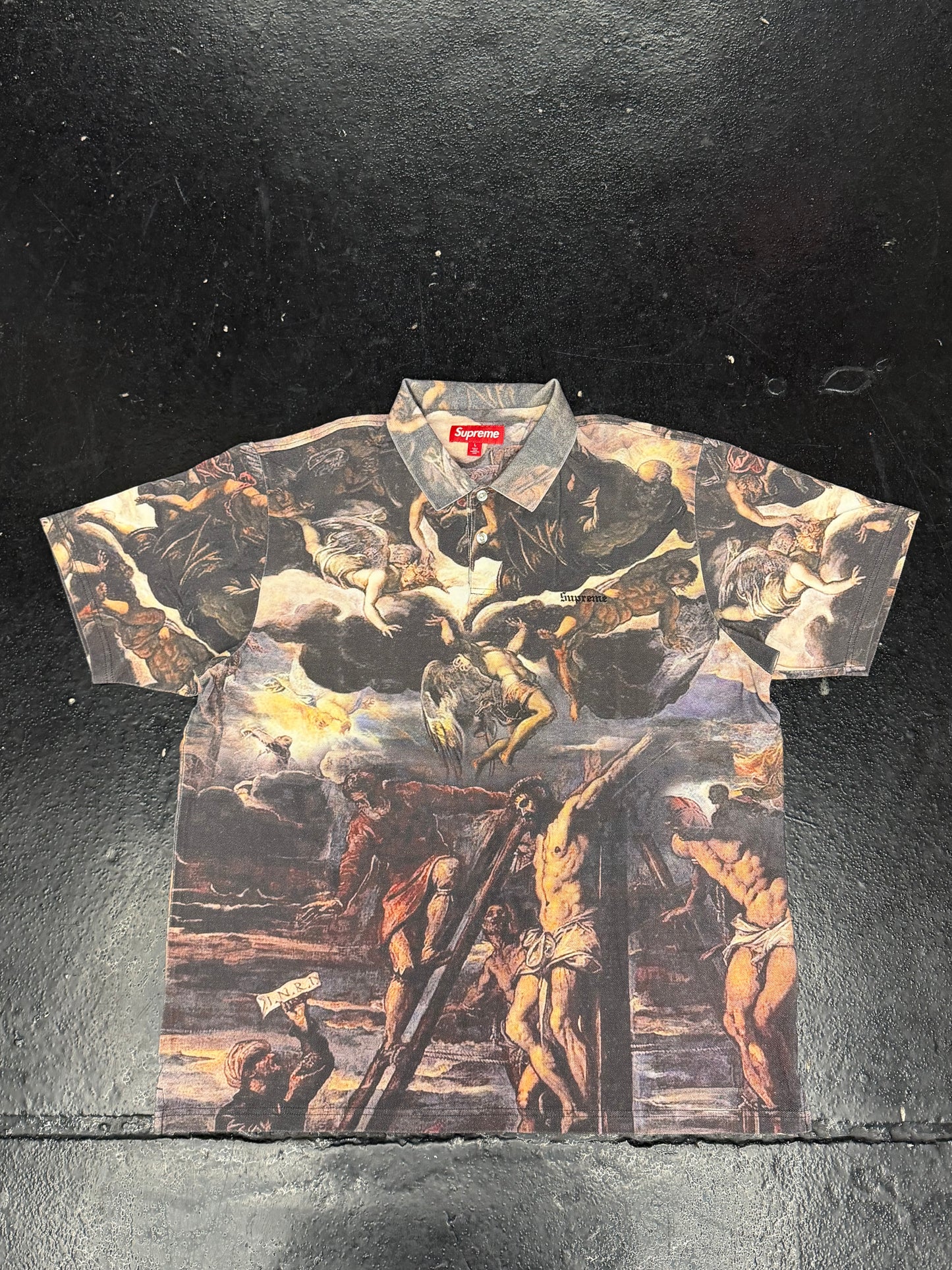 SUPREME CRUCIFIXION POLO (BRAND NEW)