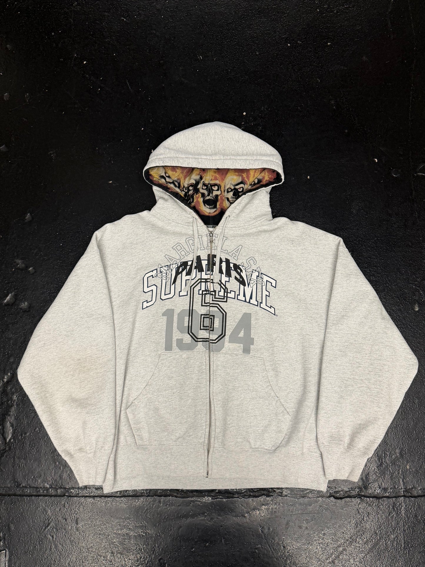 SUPREME X MAISON MARGIELA  ZIP UP HOODIE (PRE-OWNED)
