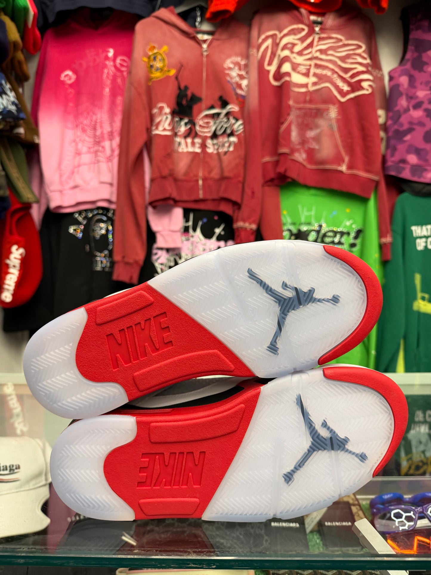 JORDAN 5 FIRE RED (BRAND NEW NO BOX)