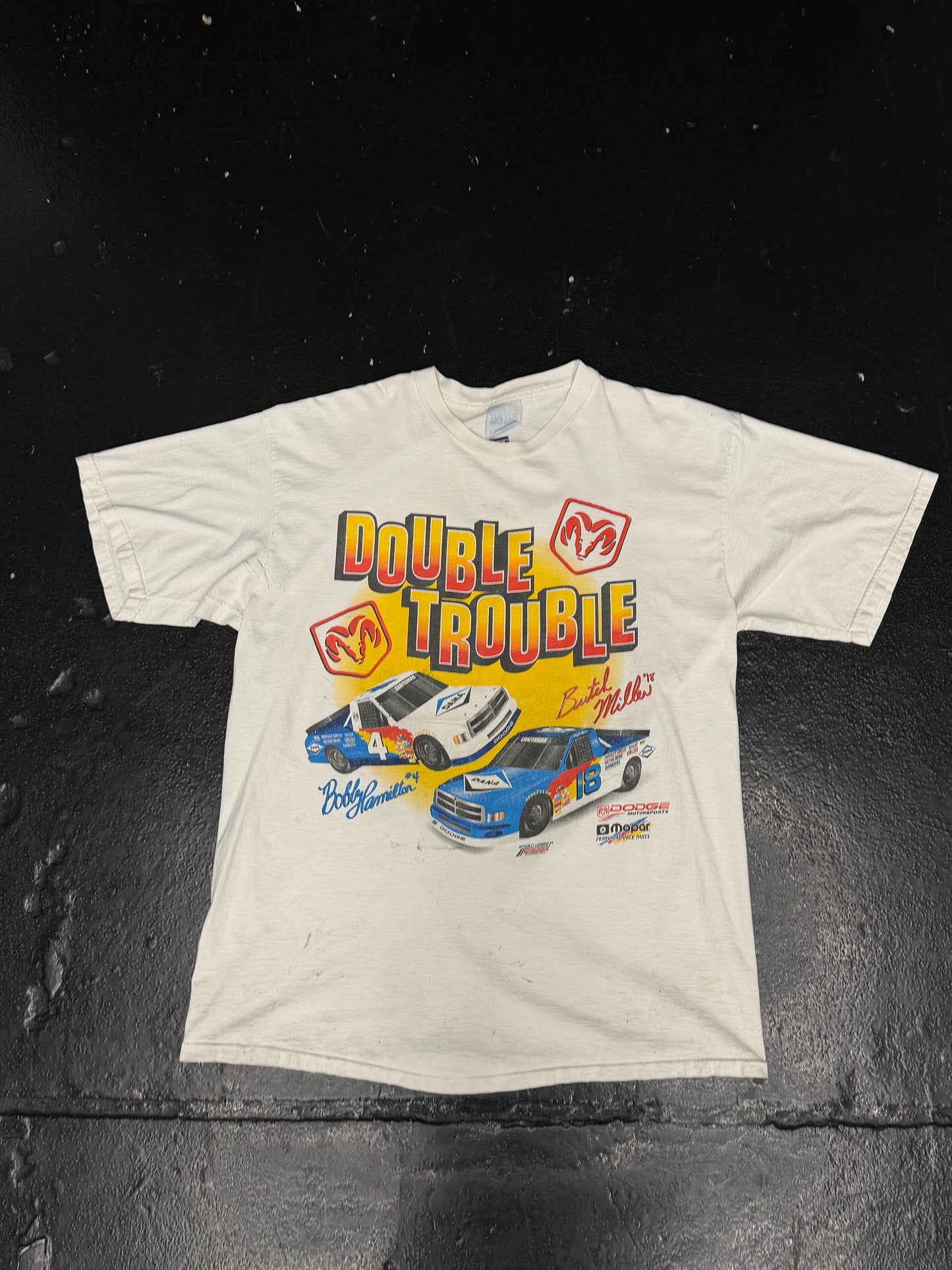 NASCAR DOUBLE TROUBLE T-SHIRT