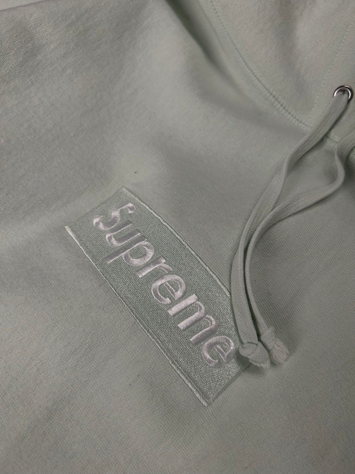 SUPREME BOX LOGO MINT GREEN (PRE OWNED)