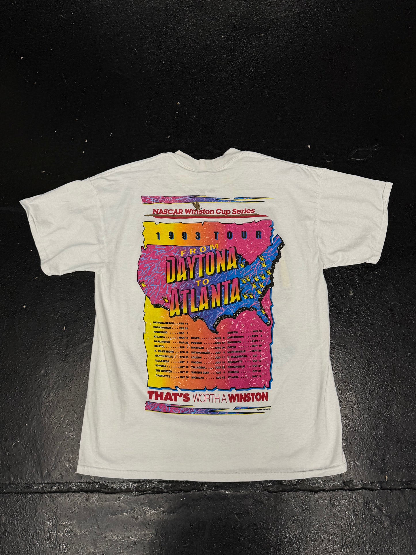 TALLADEGA WINSTON CUP RACE 1993 T-SHIRT