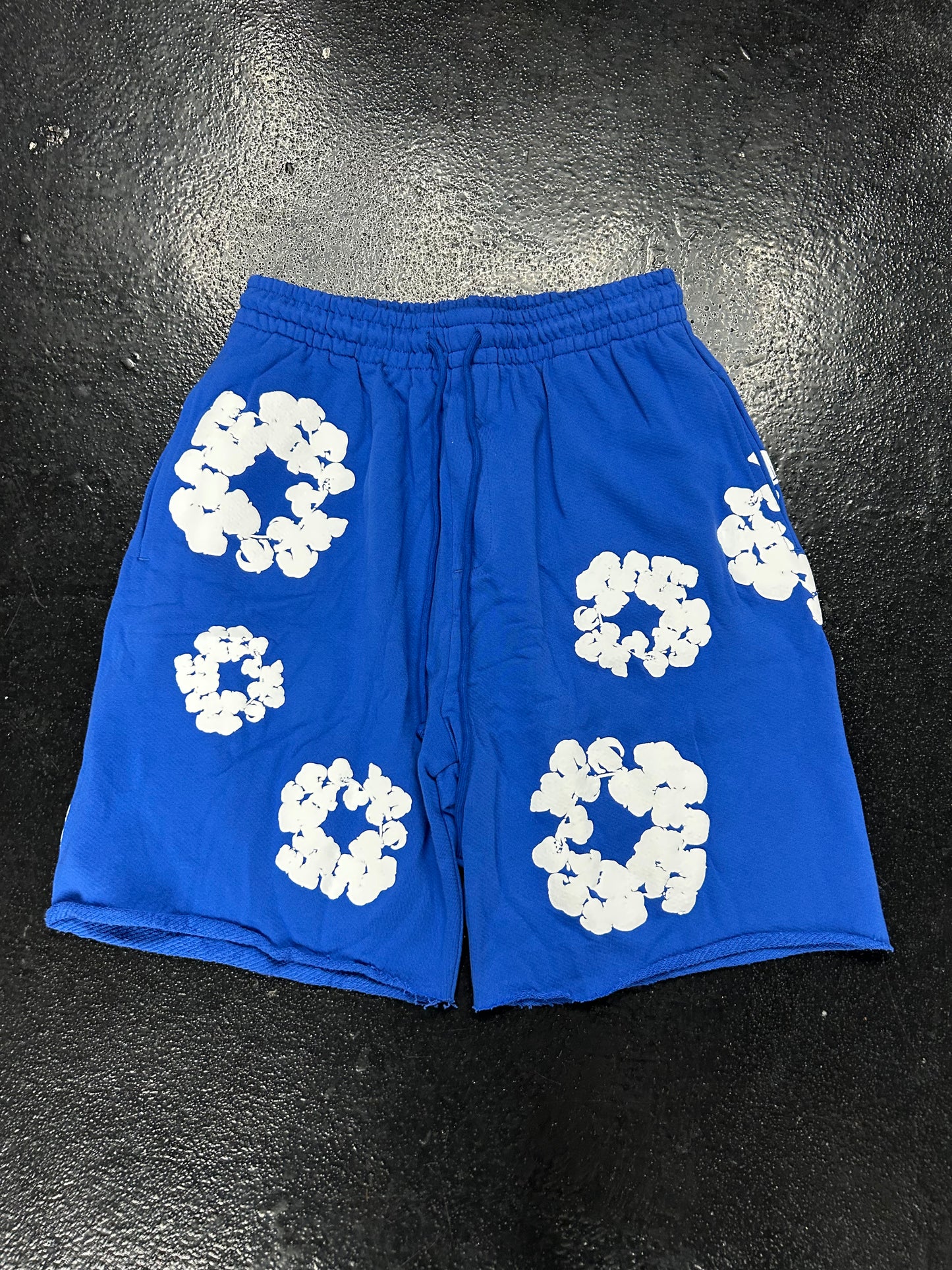 DENIM TEARS SWEAT SHORTS BLUE (BRAND NEW)