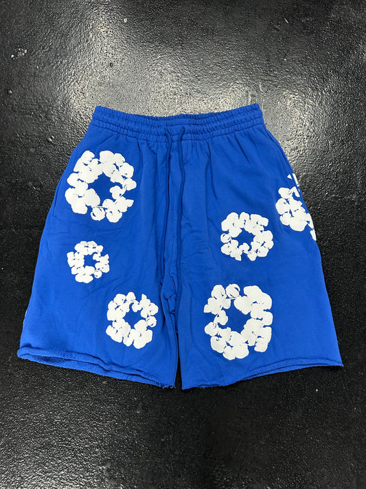 DENIM TEARS SWEAT SHORTS BLUE (BRAND NEW)