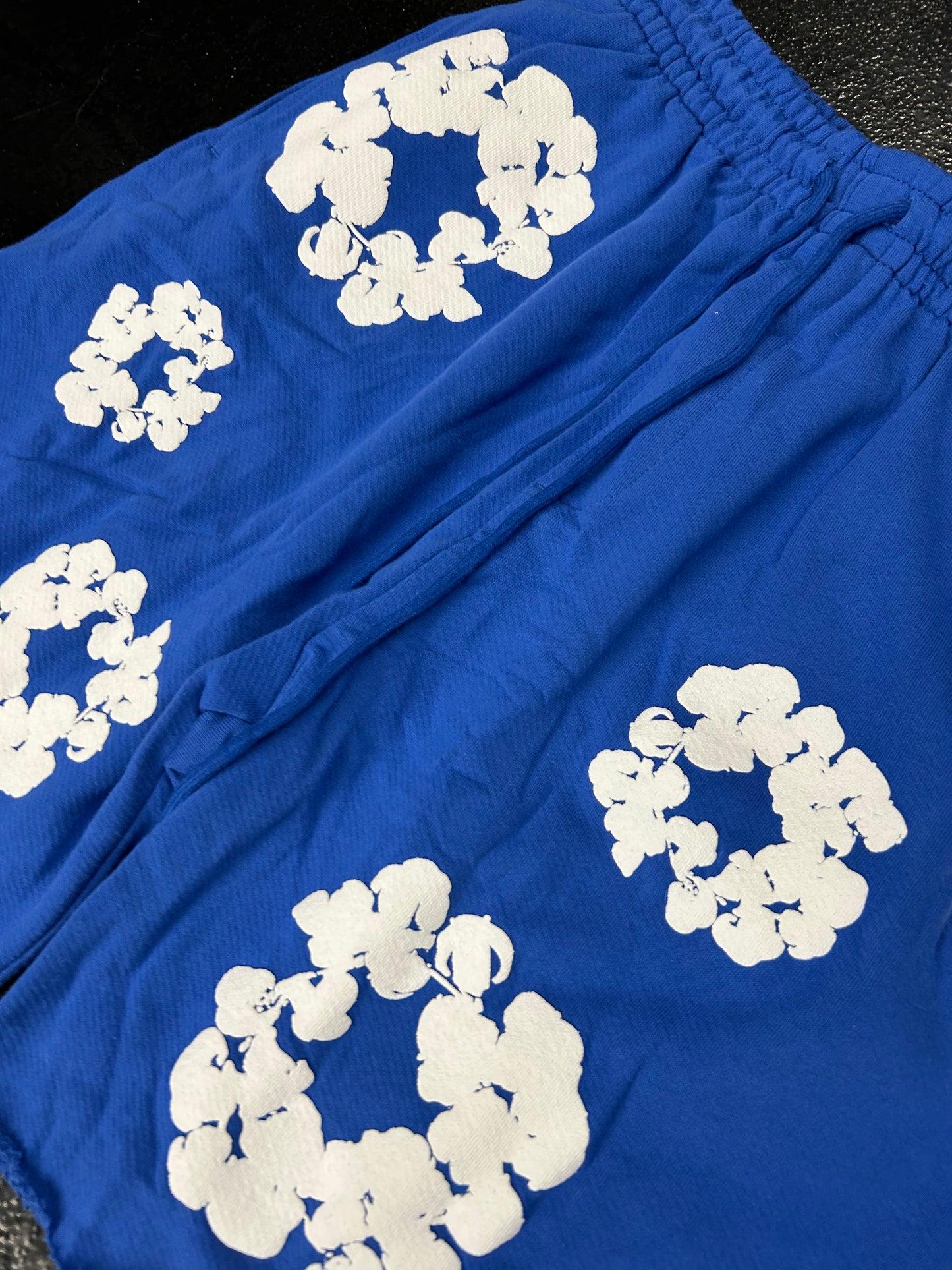 DENIM TEARS SWEAT SHORTS BLUE (BRAND NEW)