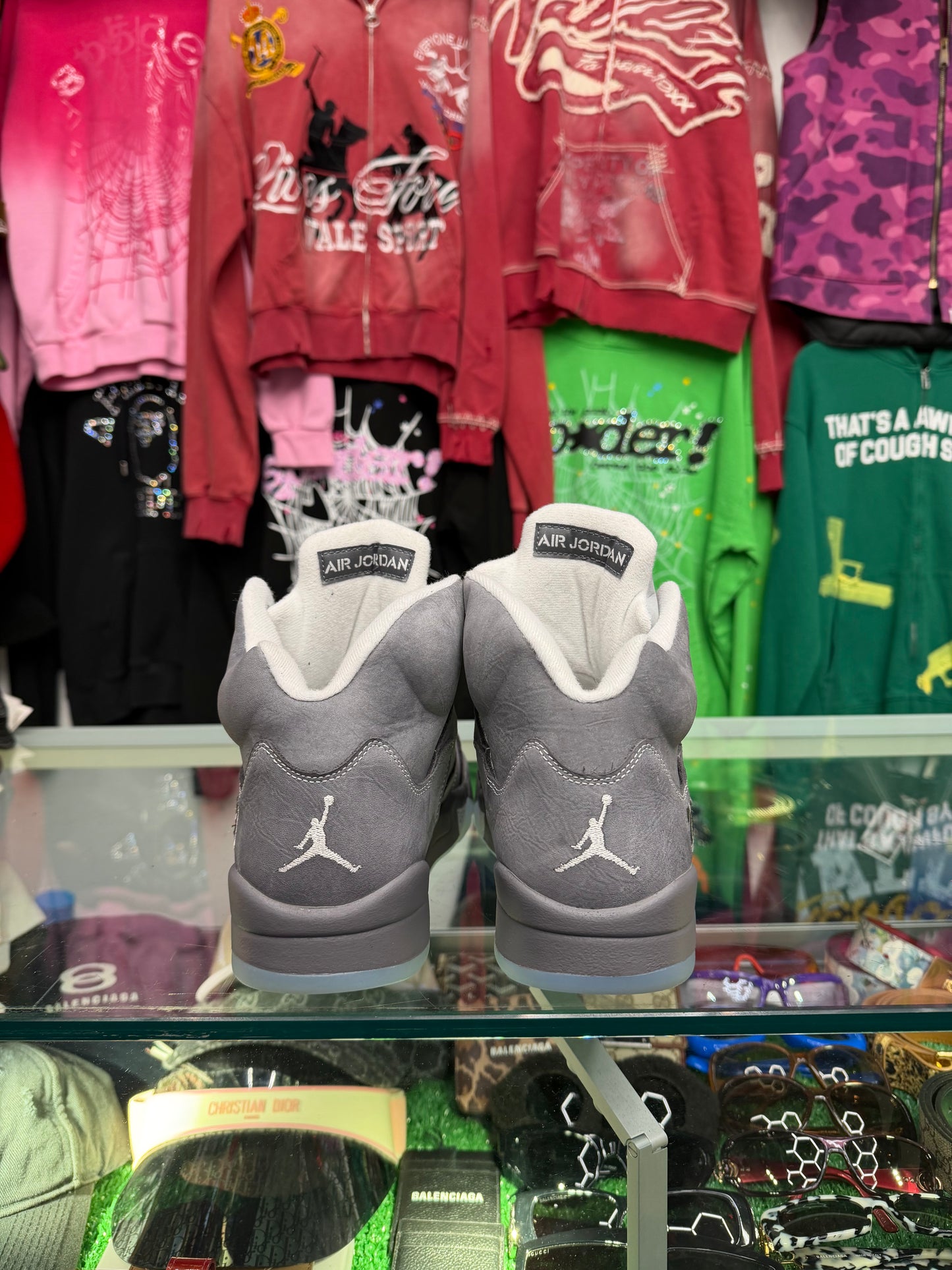 JORDAN 5 WOLF GREY (PRE-OWNED W/ BOX)