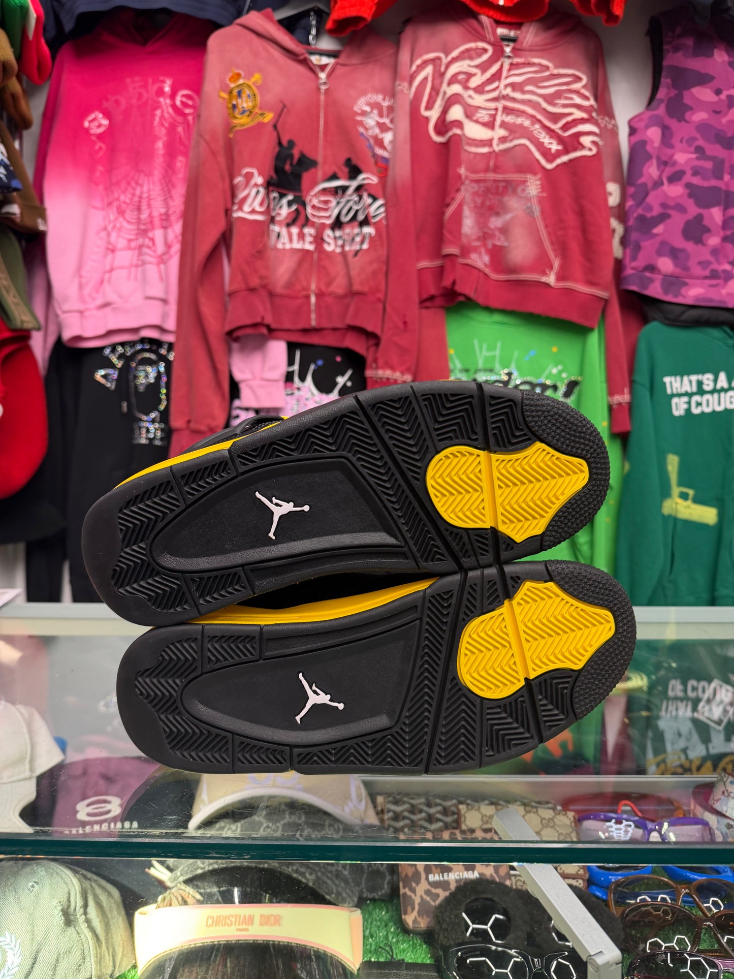 JORDAN 4 YELLOW THUNDER (PRE-OWNED W/ BOX)