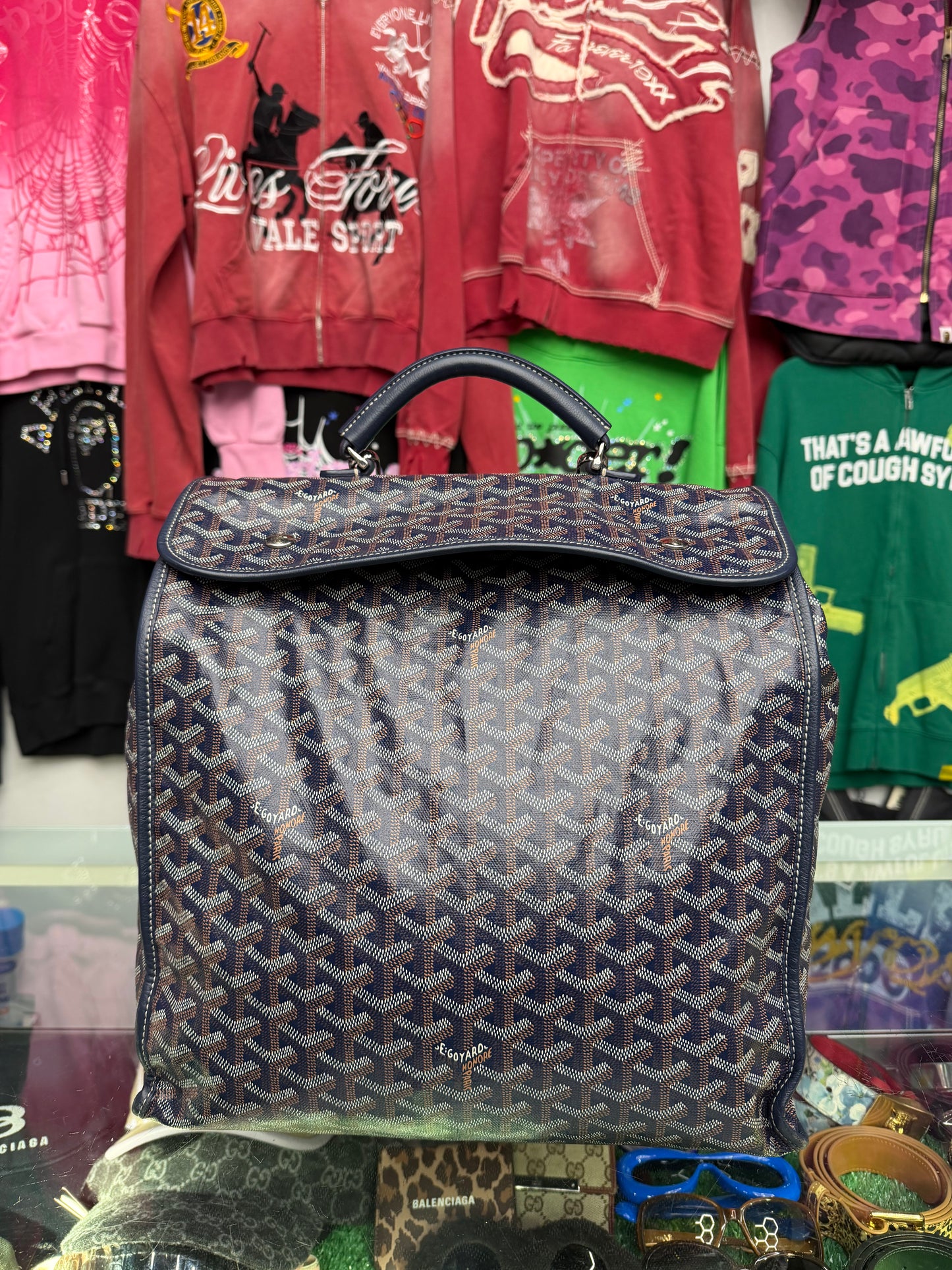 GOYARD SAINT LEGER BACKPACK (PRE-OWNED W/ DUST BAG)