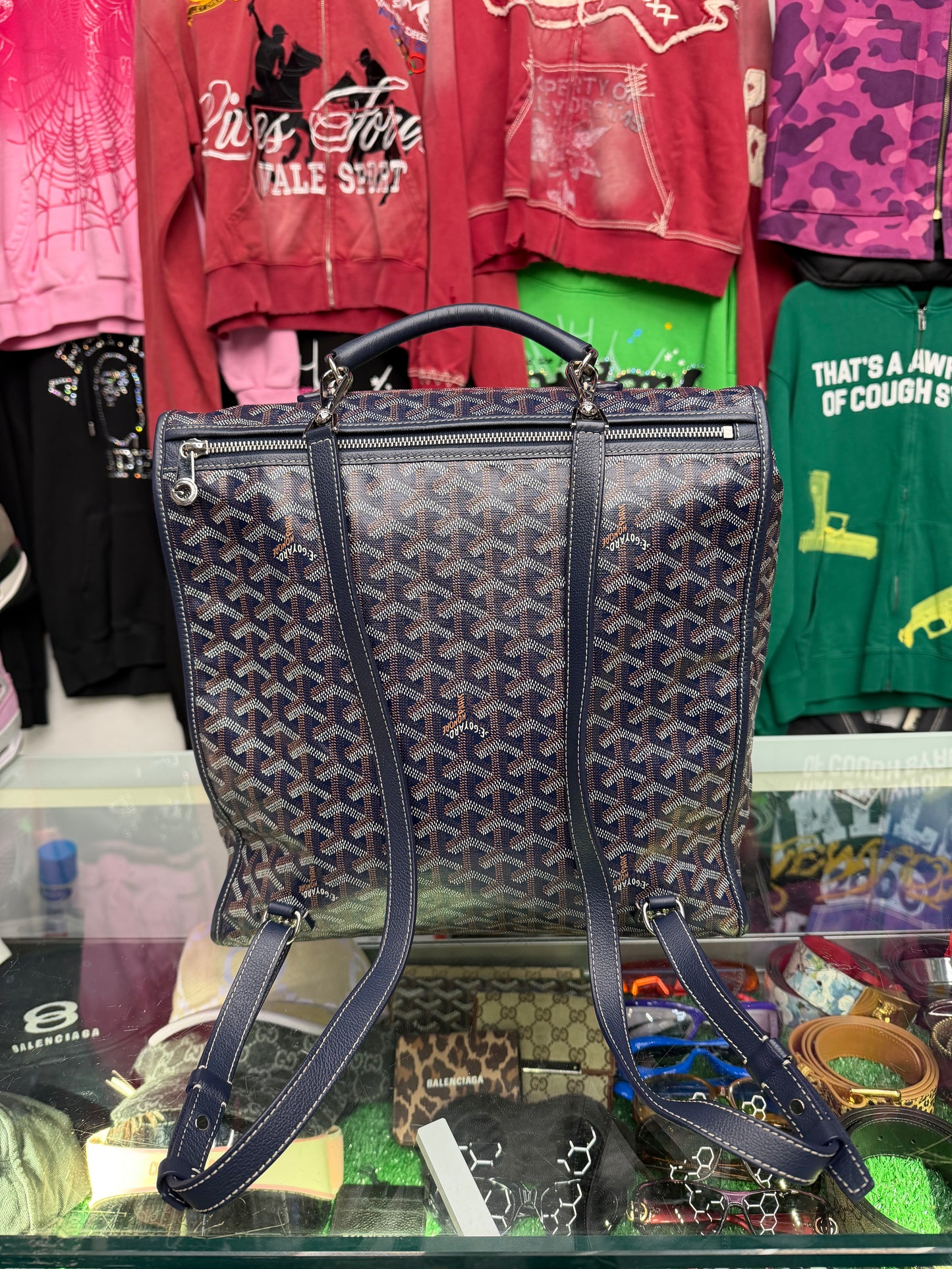 GOYARD SAINT LEGER BACKPACK (PRE-OWNED W/ DUST BAG)