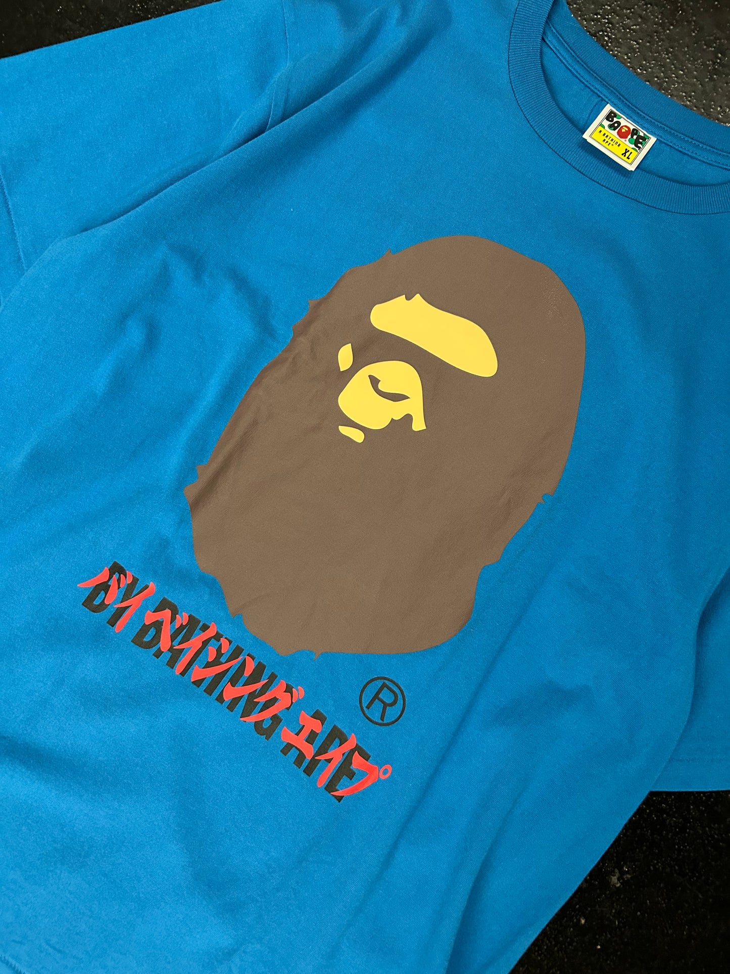 BAPE KATAKANA BABY BLUE TEE (BRAND NEW)